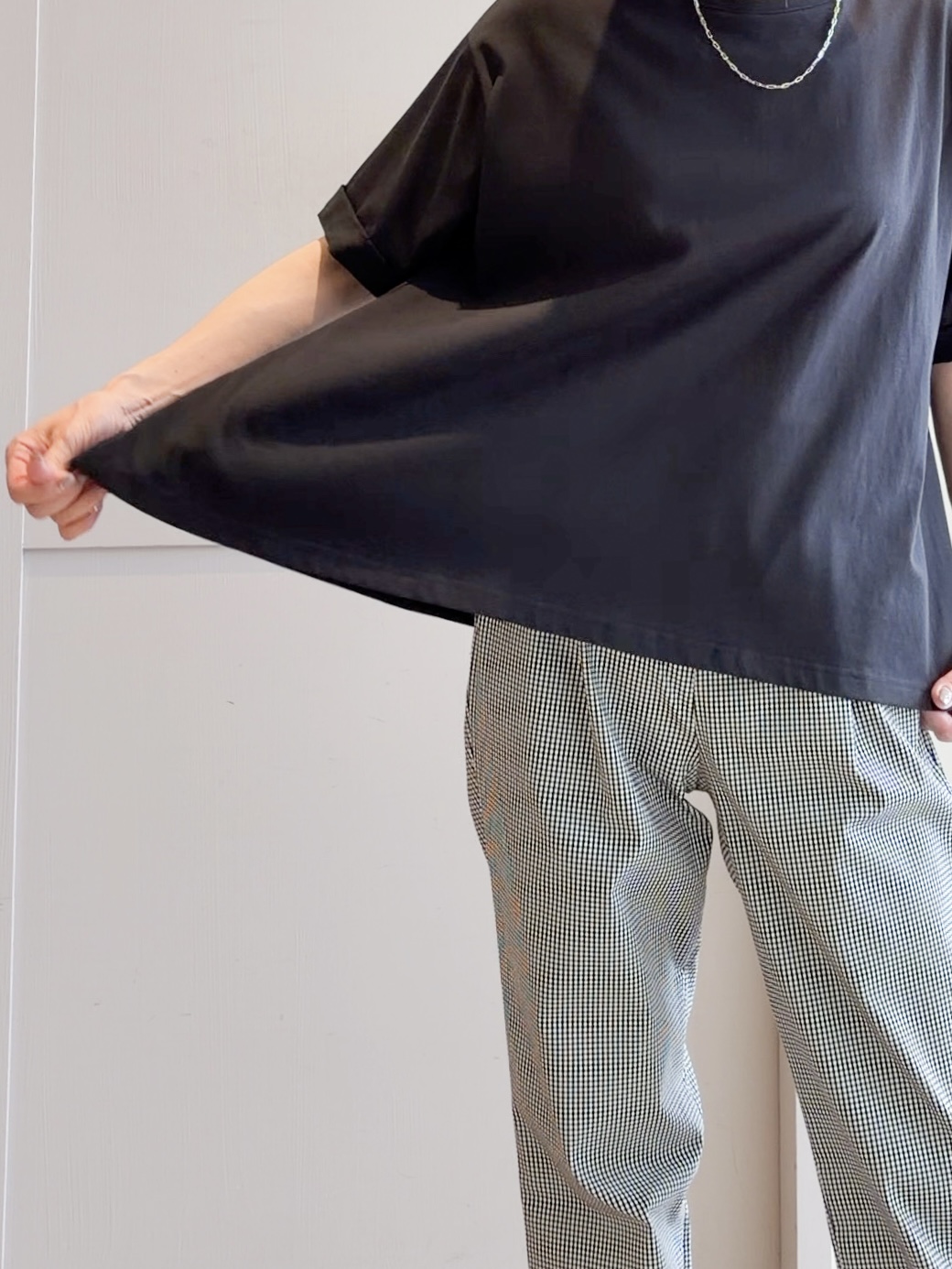 yamakoさんの「grove｜【遮熱／吸水速乾／UVカット】フレアシルエットTシャツ」を使ったコーディネート