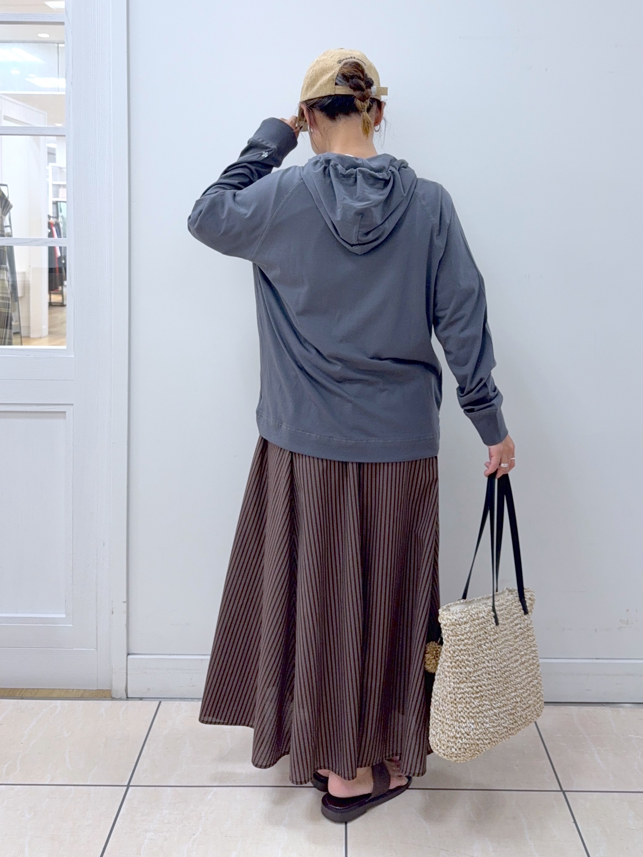 Osawaさんの「Dessin｜麻調キャップ」を使ったコーディネート