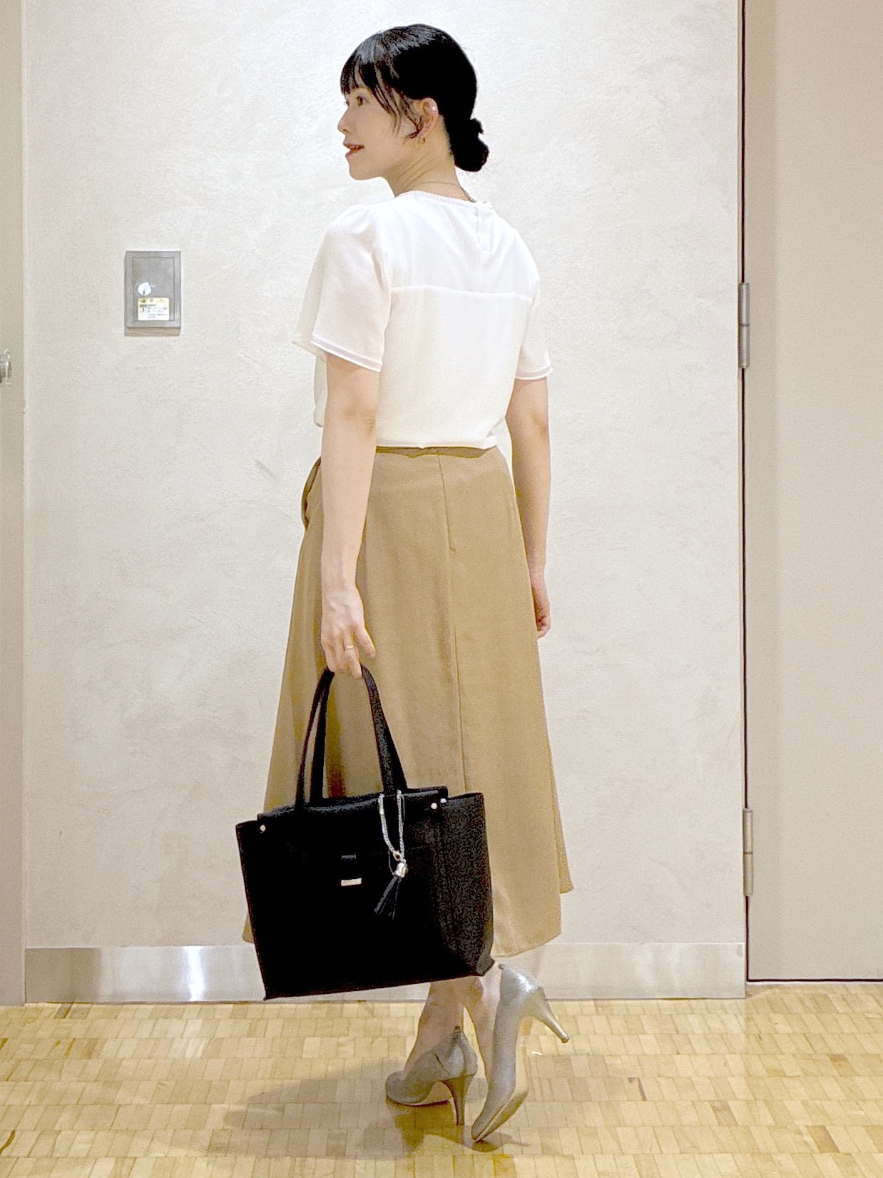  beni_gingerさんの「Reflect｜【S-4Lサイズ/UVカット／接触冷感】シフォンジャージブラウス」を使ったコーディネート