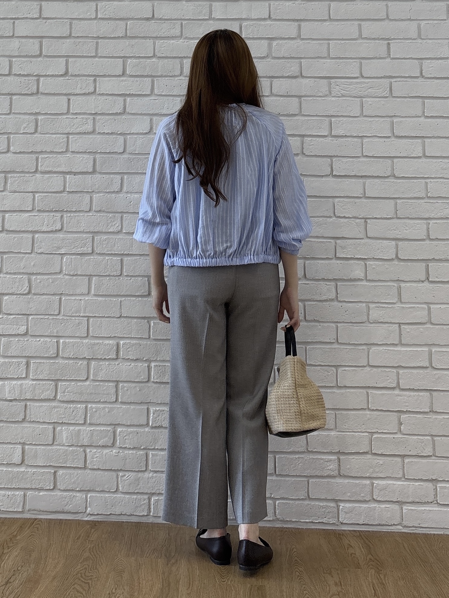 sayaさんの「grove｜気温調整にも◎ブラウス感覚で羽織れるシアーブルゾン」を使ったコーディネート