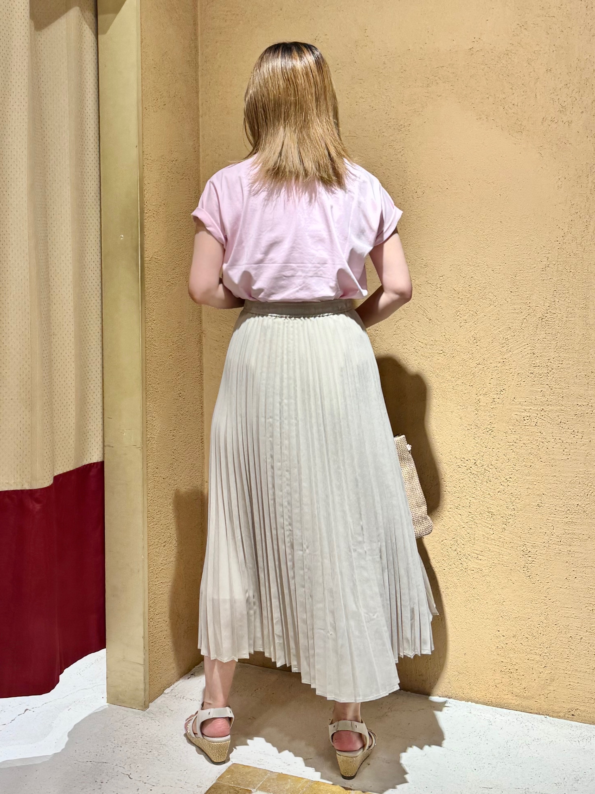 さち。さんの「grove｜【遮熱／吸水速乾／UVカット】ベーシックロゴTシャツ」を使ったコーディネート