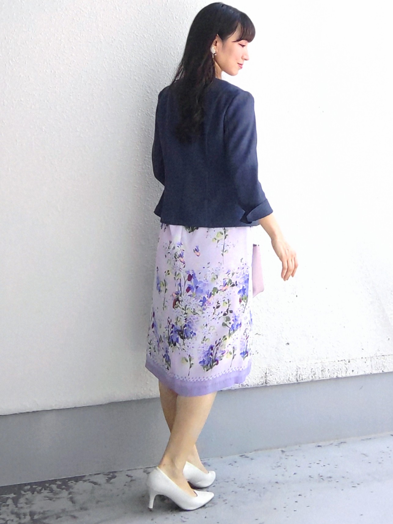 keinaさんの「SunaUna｜【袖シアー】花柄パフスリーブワンピース」を使ったコーディネート