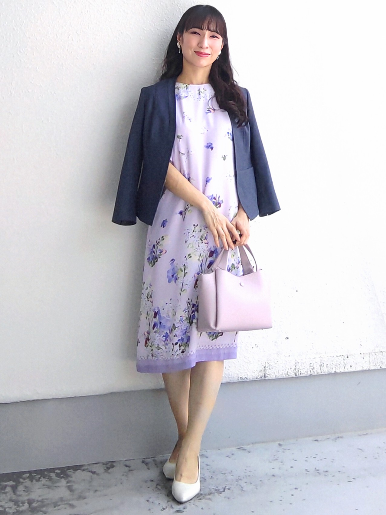 keinaさんの「SunaUna｜【袖シアー】花柄パフスリーブワンピース」を使ったコーディネート