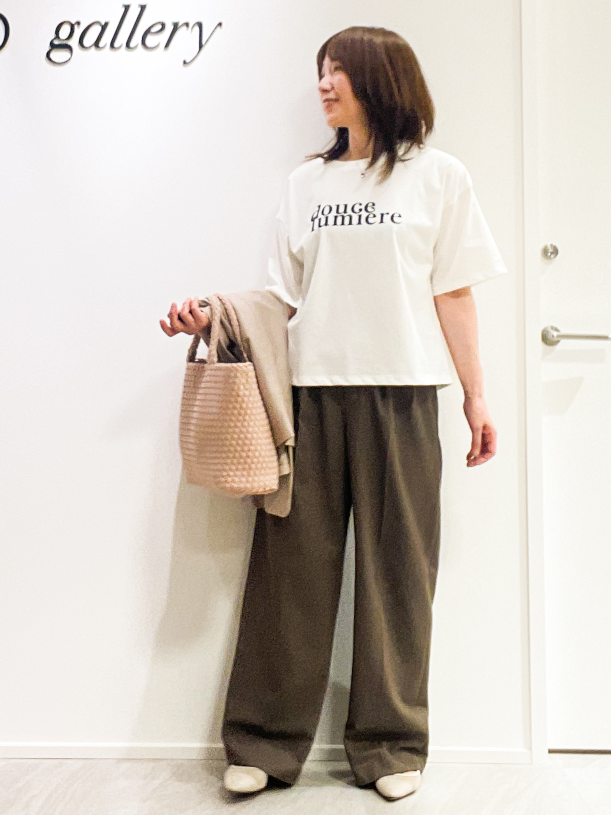 めいさんの「UNTITLED｜コットンロゴTシャツ」を使ったコーディネート