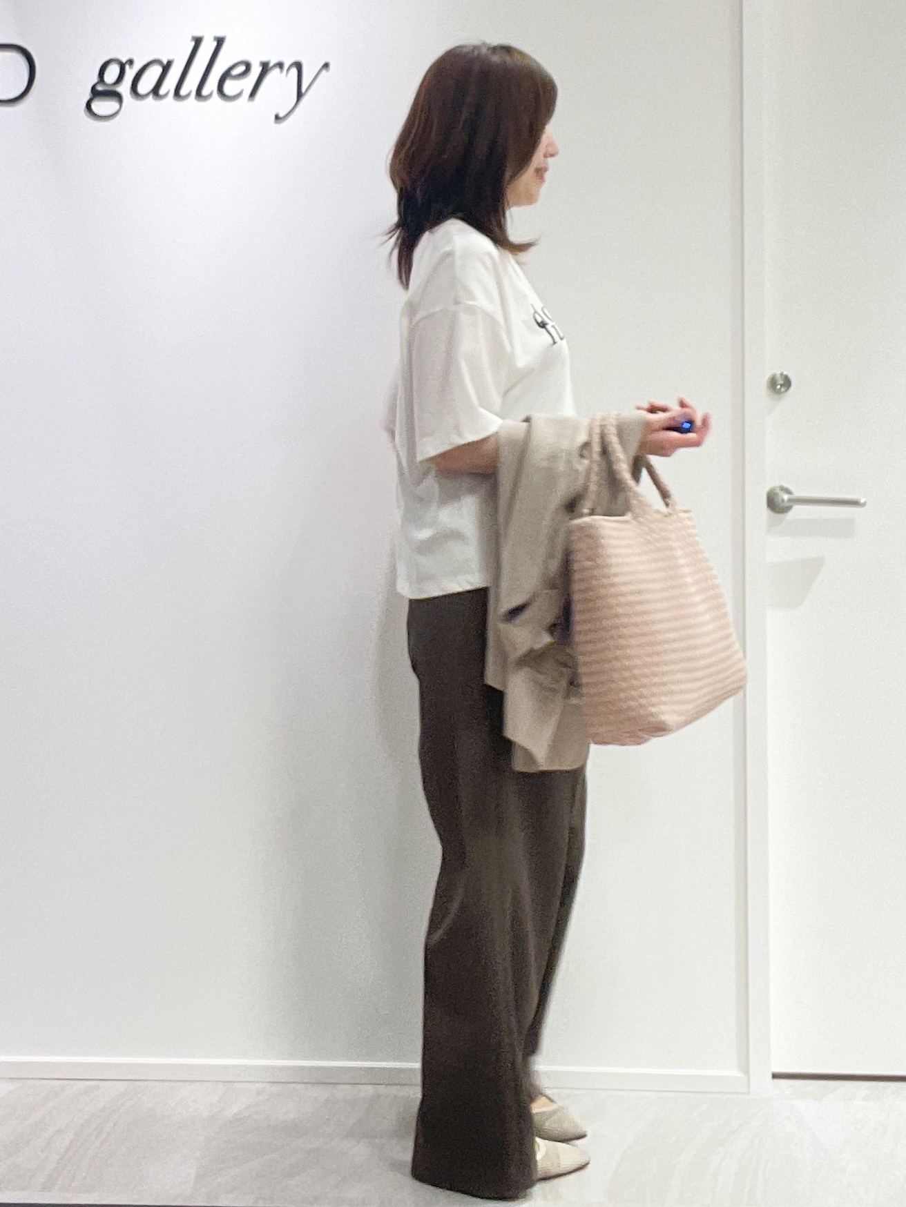 めいさんの「UNTITLED｜コットンロゴTシャツ」を使ったコーディネート