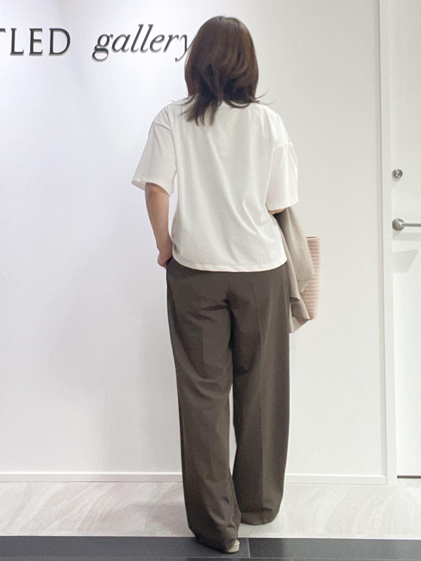 めいさんの「UNTITLED｜コットンロゴTシャツ」を使ったコーディネート