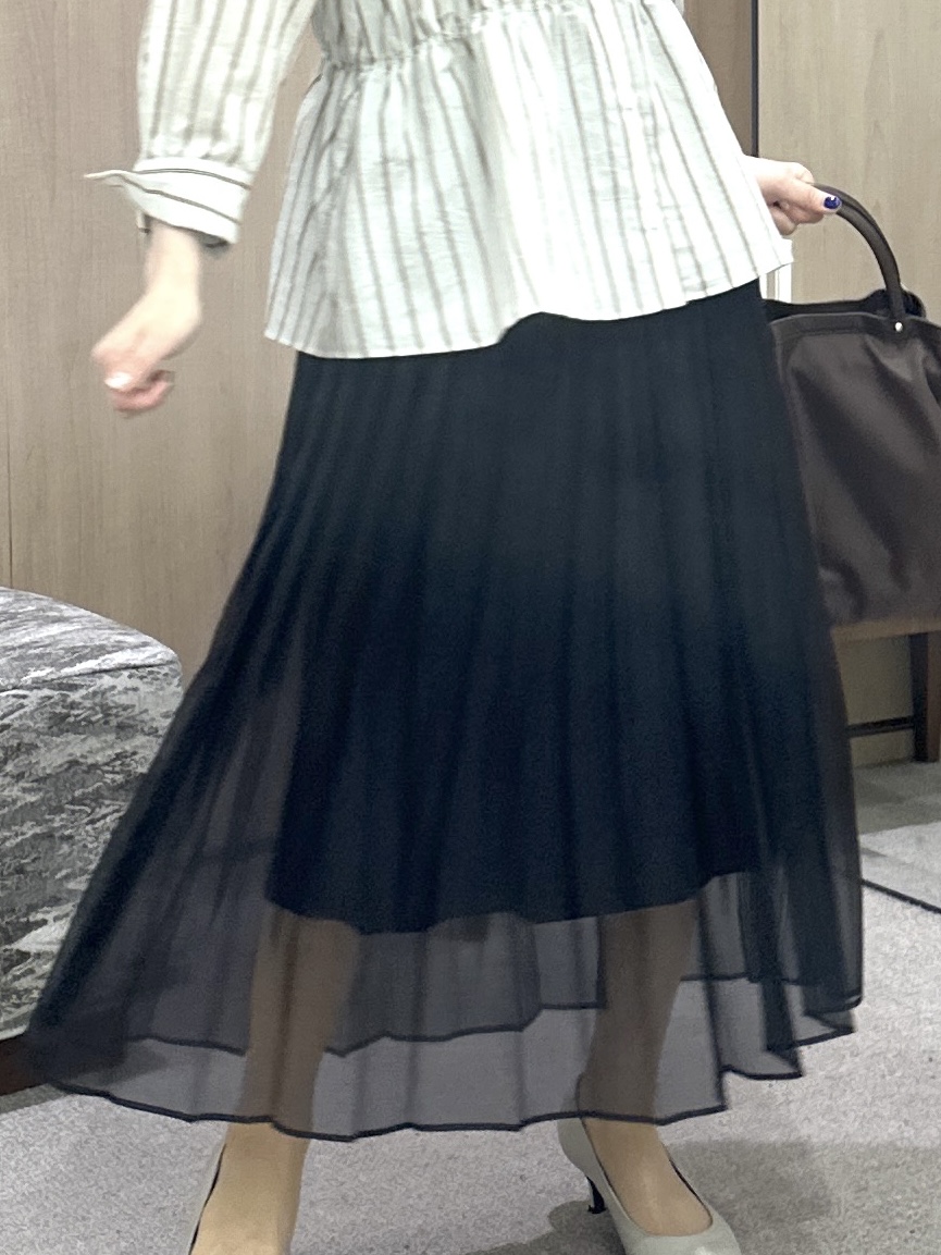 Miwaさんの「UNTITLED｜ストライプシャーリングブラウス」を使ったコーディネート