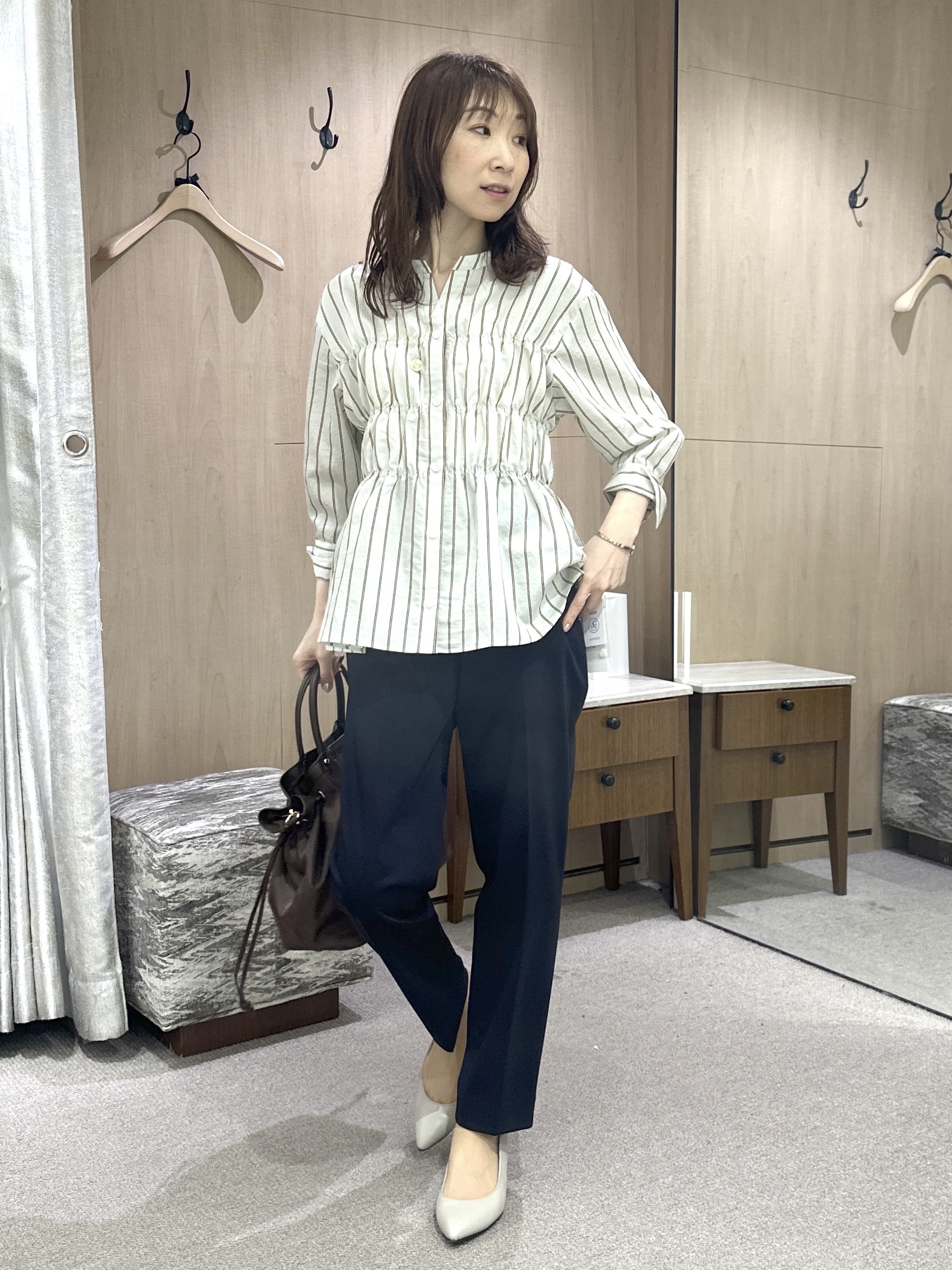 Miwaさんの「UNTITLED｜コットンリネンカーディガン」を使ったコーディネート