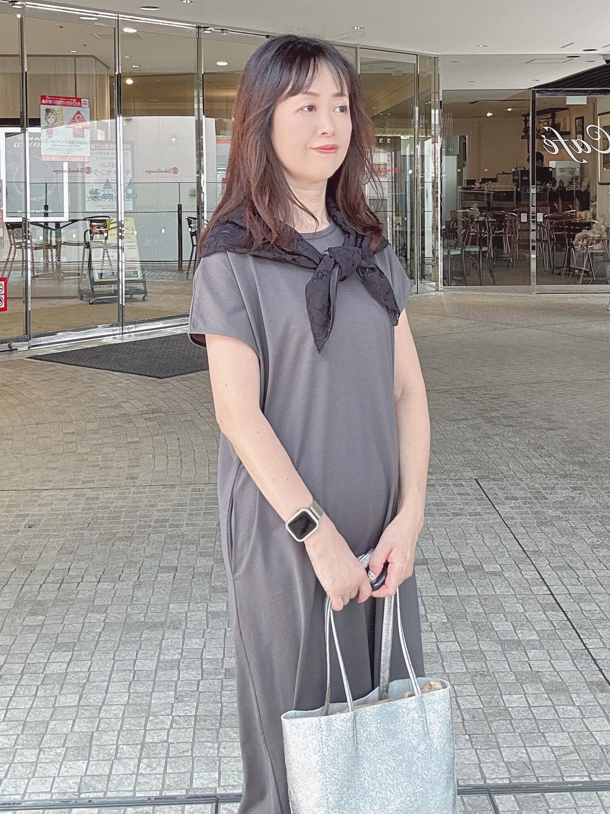 makiさんの「UNTITLED｜レーススカーフ」を使ったコーディネート