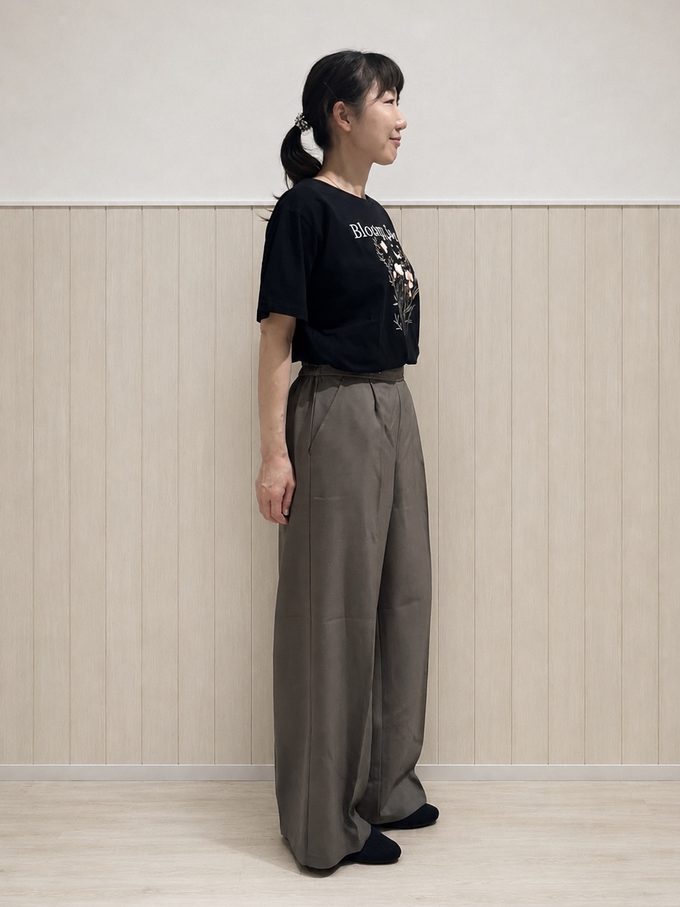 まつみさんの「SHOO･LA･RUE｜【UV/体型カバー】冷房や朝晩の冷え込み対策にも さらとろ5分袖カーディガン」を使ったコーディネート