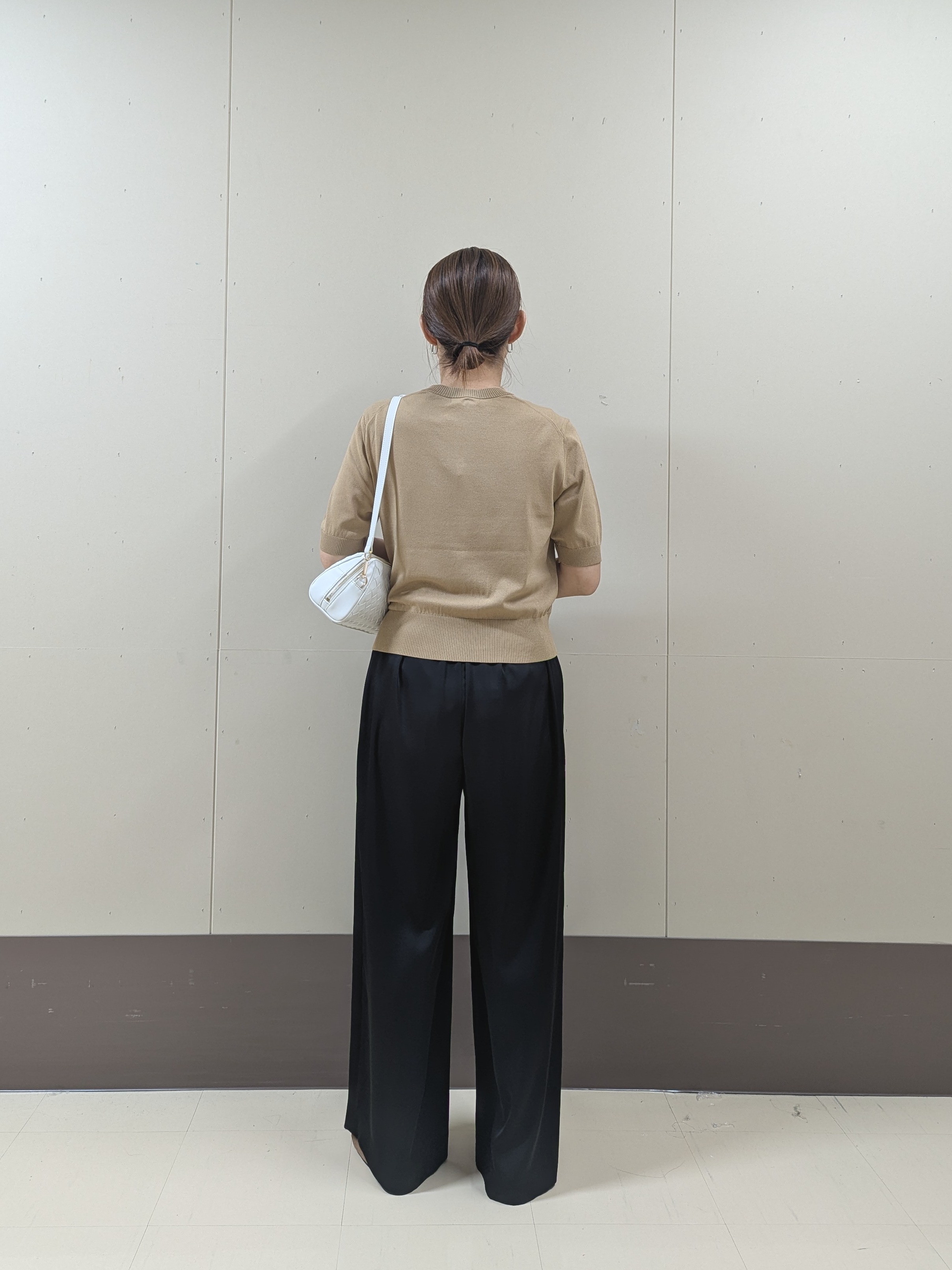 sachiさんの「UNTITLED｜【すっきり秋羽織り/前開きボタン】ドライタッチ5分袖カーディガン」を使ったコーディネート