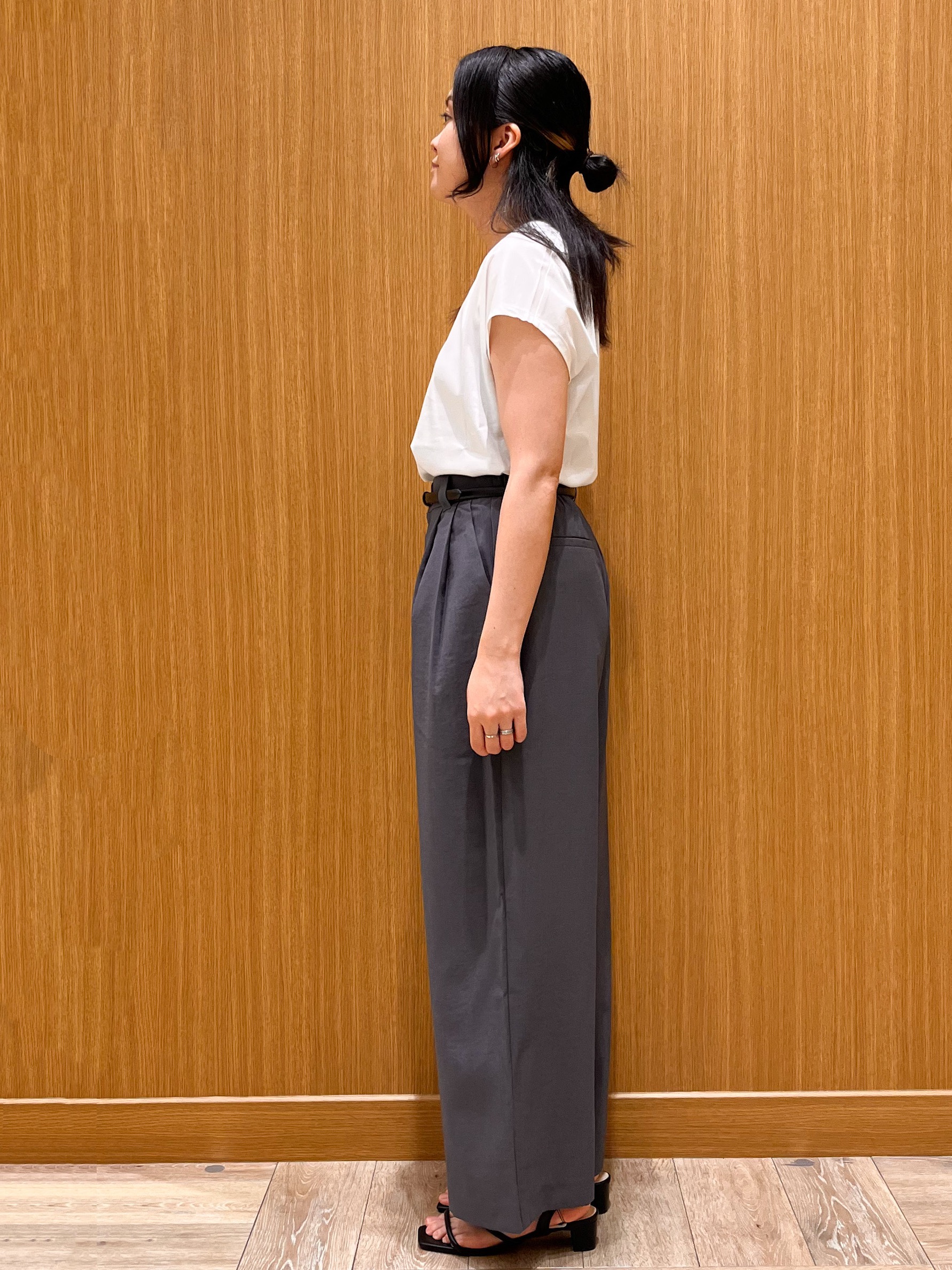 aさんの「OPAQUE.CLIP｜メッシュテーラードジャケット【洗濯機OK】」を使ったコーディネート