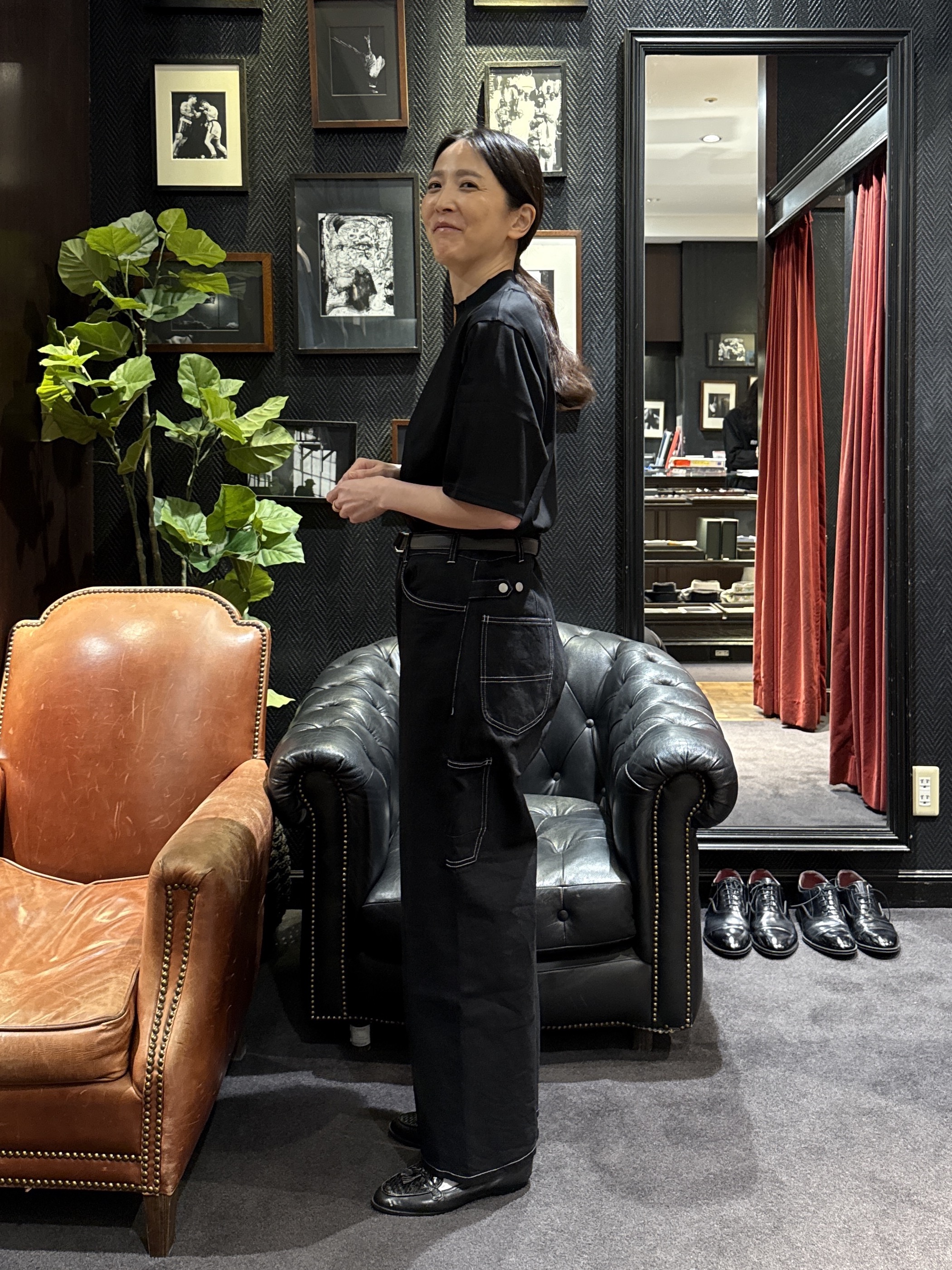 神野（jinno）さんの「TAKEO KIKUCHI｜【BOWLER HAT LABEL】エクスプローラー 11ozカラーデニム」を使ったコーディネート