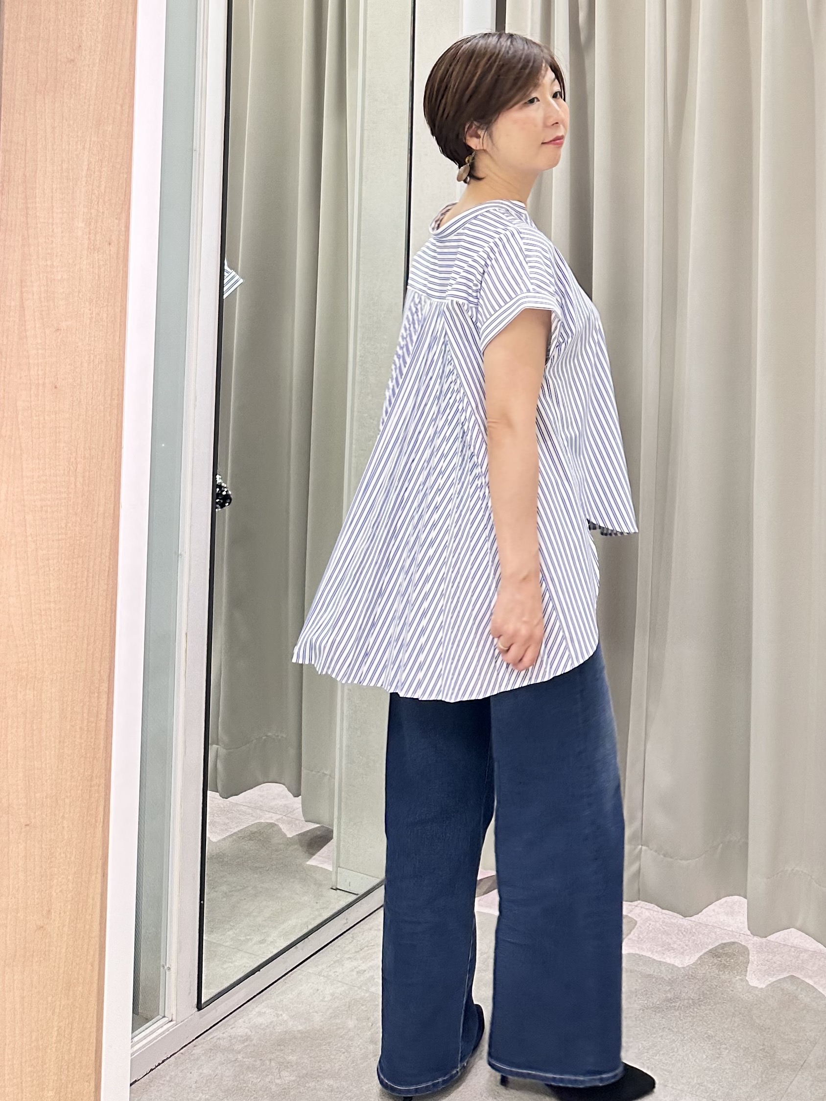みなこさんの「UNTITLED｜【新色追加/人気デニム】MAKE&times;DENIM WIDE」を使ったコーディネート