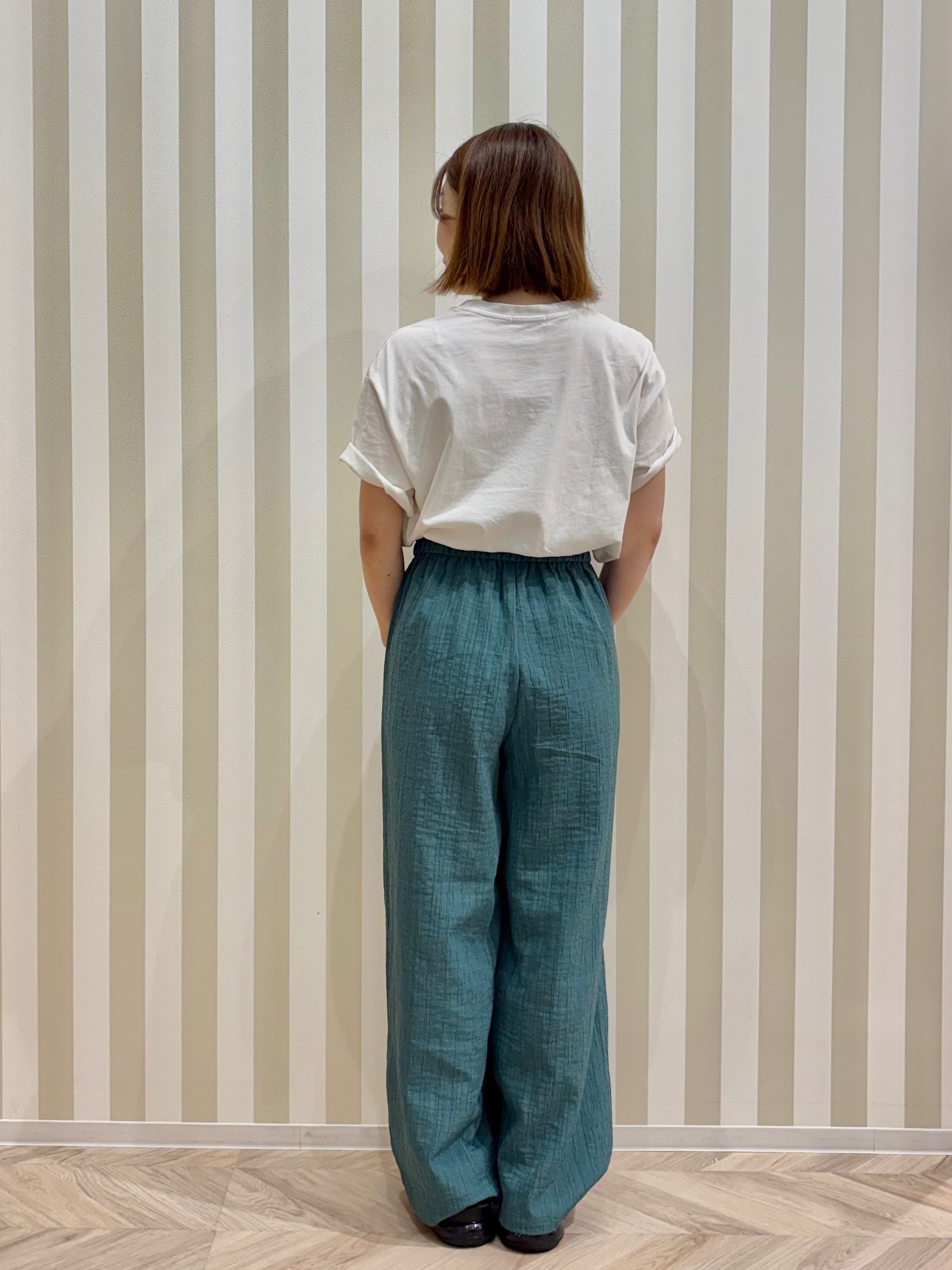 ナギさんの「SHOO･LA･RUE｜【綿100％/S-LL/プチプラ】選べる3柄 プリントアソートTシャツ」を使ったコーディネート