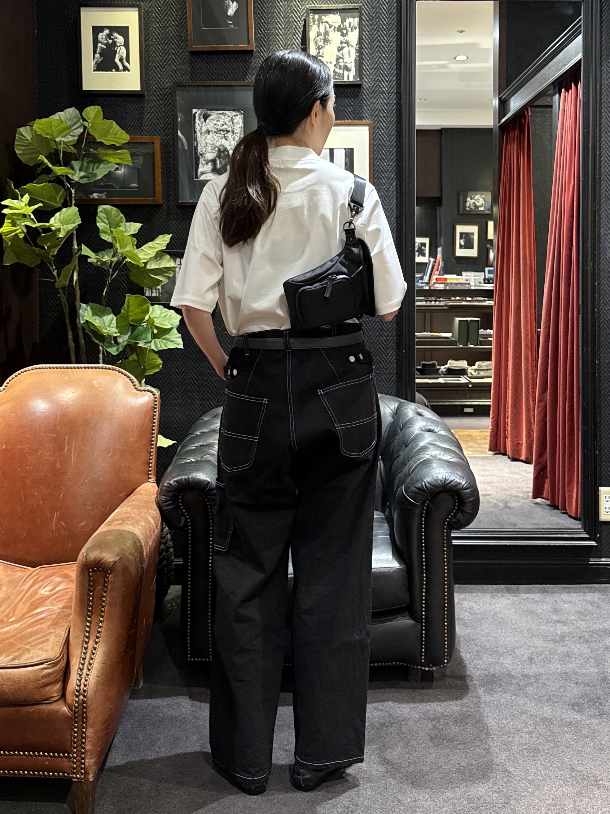 神野（jinno）さんの「TAKEO KIKUCHI｜【接触冷感】アイスクリアコットン モックネック Tシャツ」を使ったコーディネート