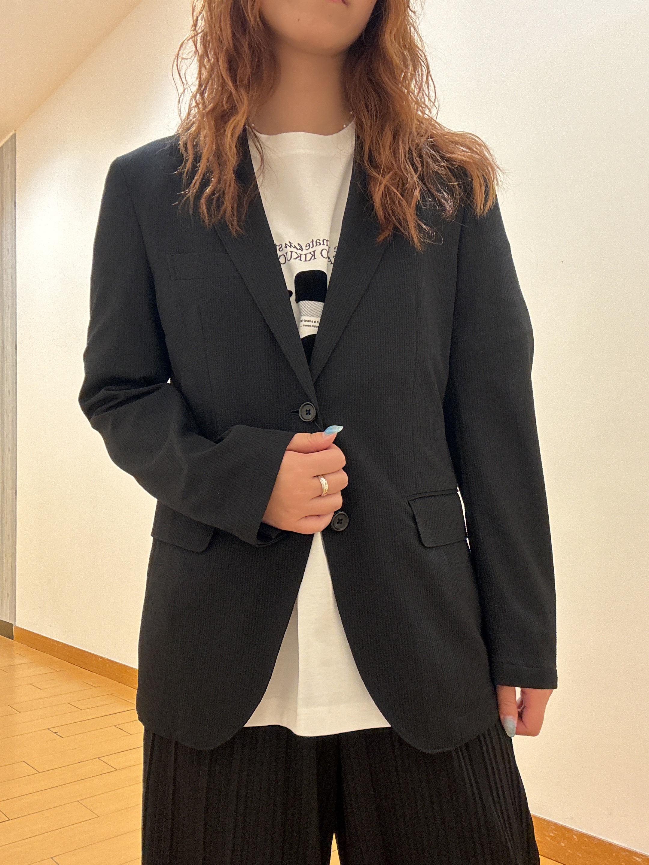 ヒナさんの「TAKEO KIKUCHI｜【BOWLER HAT LABEL】クールデオドラントジャージ ハットスタイルス 半袖Tシャツ」を使ったコーディネート