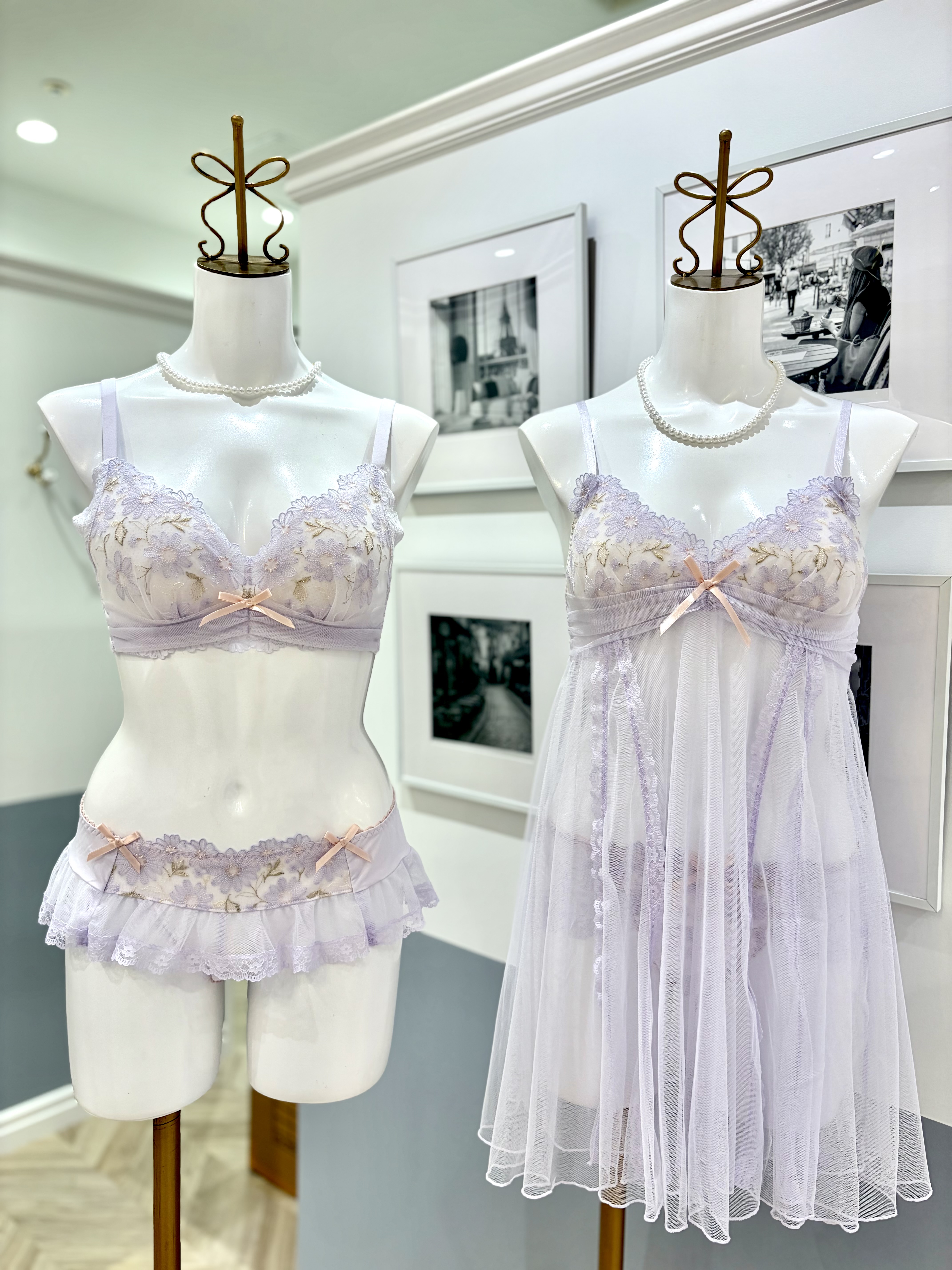Rieさんの「Risa Magli｜スフレ ノンワイヤーブラ （B－C） ＜ノンワイヤーブラ シュシュフィットタイプ＞」を使ったコーディネート