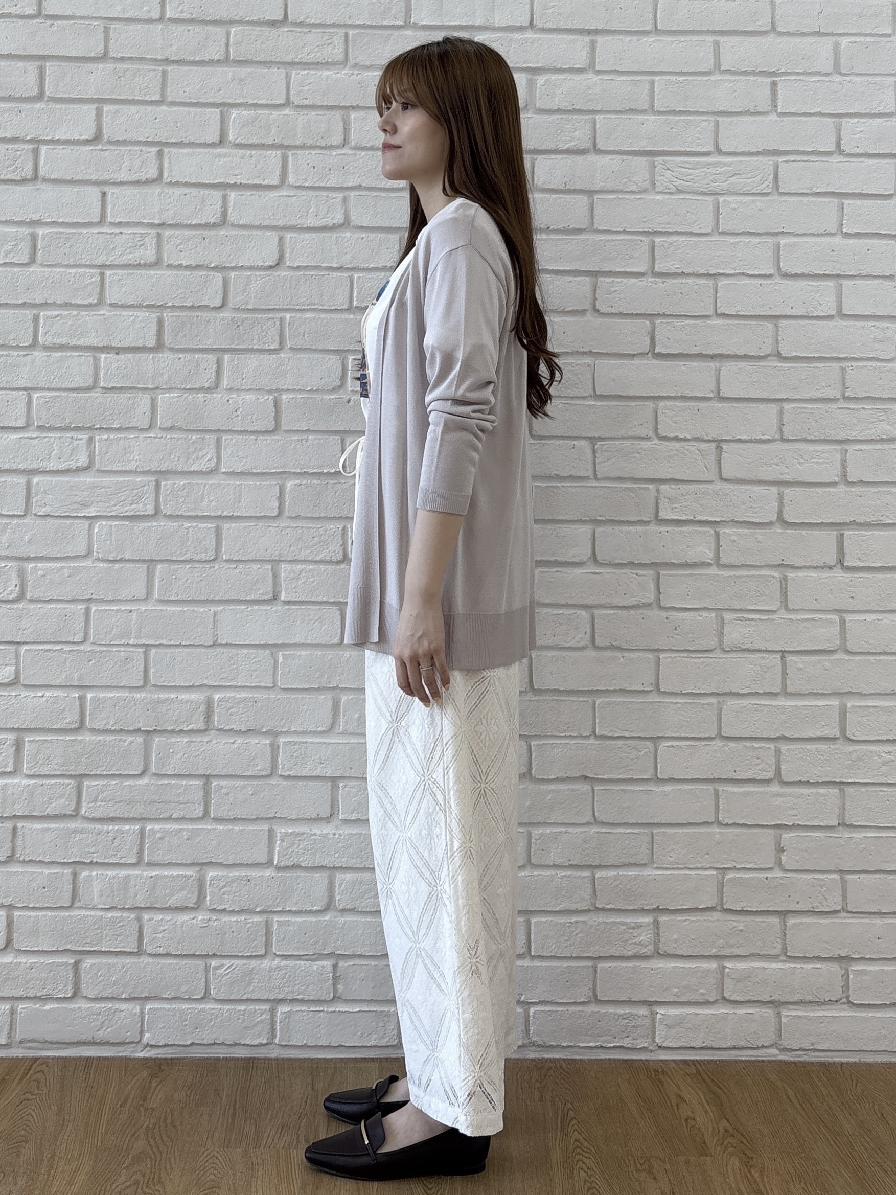sayaさんの「grove｜【UVカット】ベーシックロングカーディガン」を使ったコーディネート