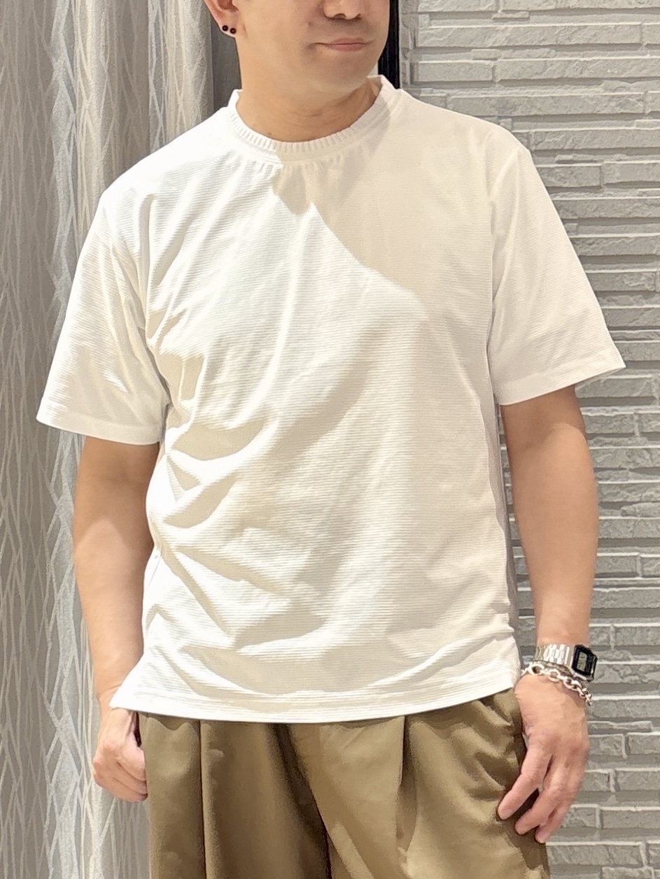 Pーyamaさんの「THE SHOP TK｜【洗濯機OK】格子柄メッシュ半袖シャツ」を使ったコーディネート