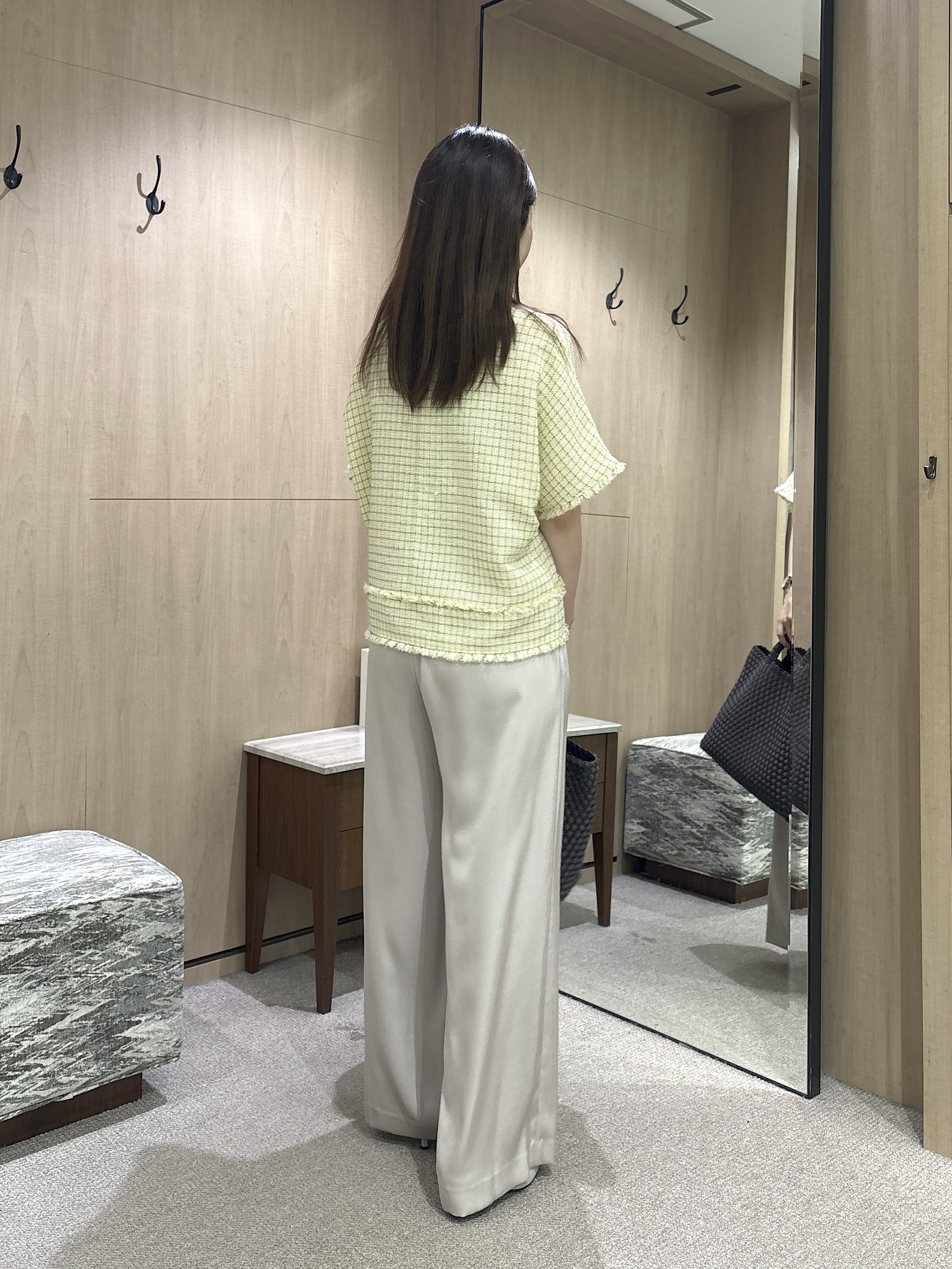 asamiさんの「UNTITLED｜◆ファンシーツイードブラウス」を使ったコーディネート