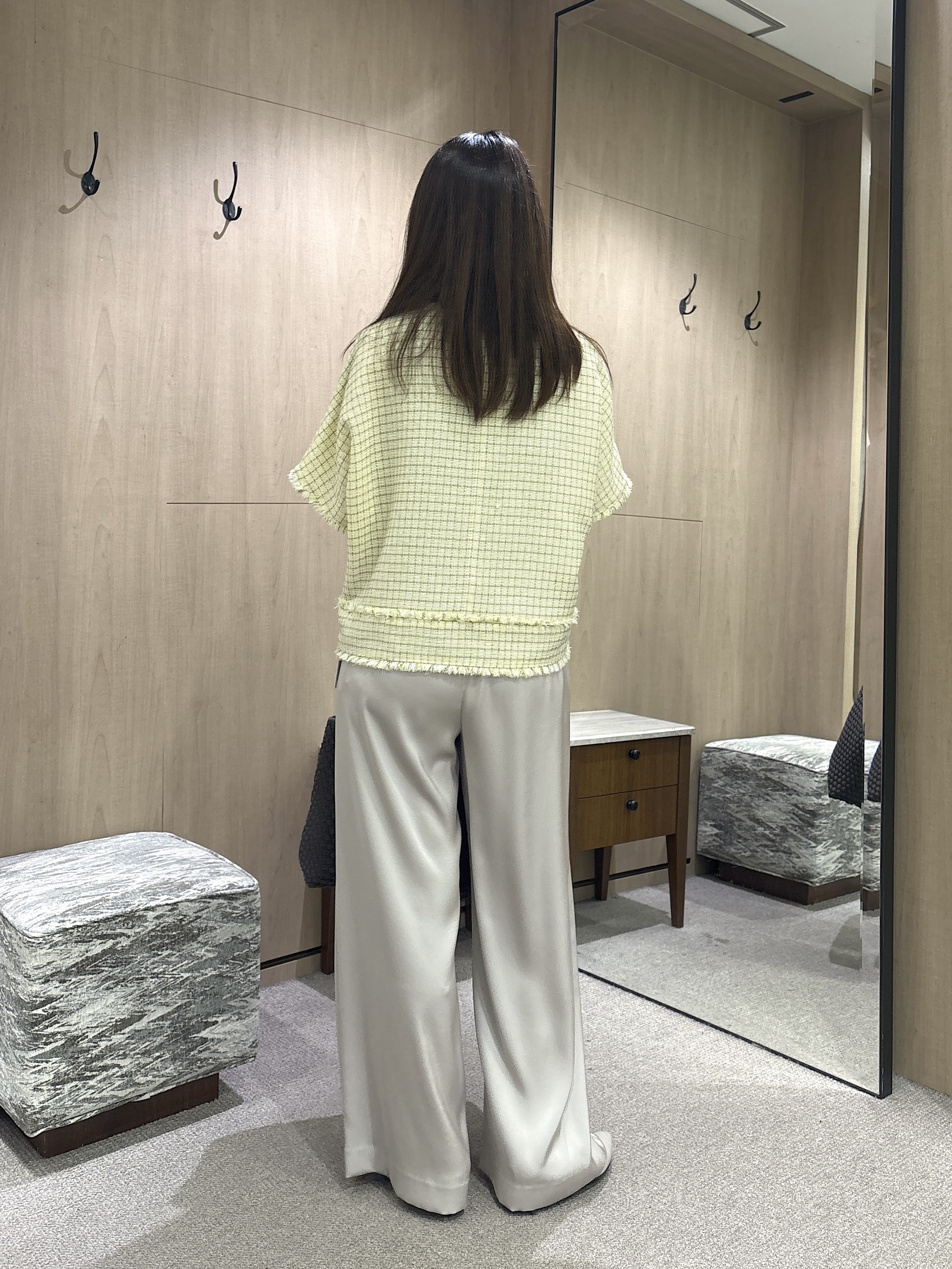 asamiさんの「UNTITLED｜◆ファンシーツイードブラウス」を使ったコーディネート