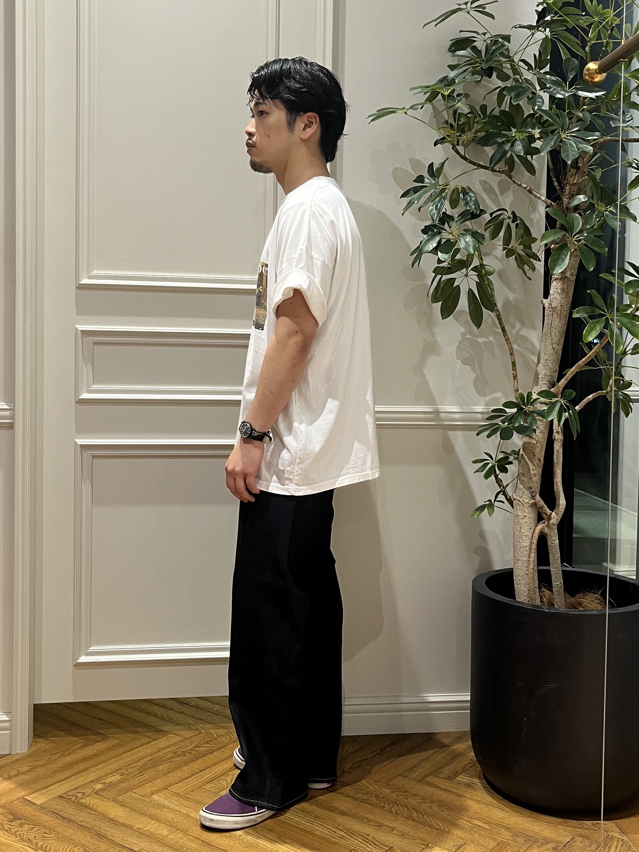 Tokuさんの「DRESSTERIOR｜◆REMI RELIEF(レミリリーフ) THE LAST SUPPER TEE（ザ ラスト サパー」を使ったコーディネート
