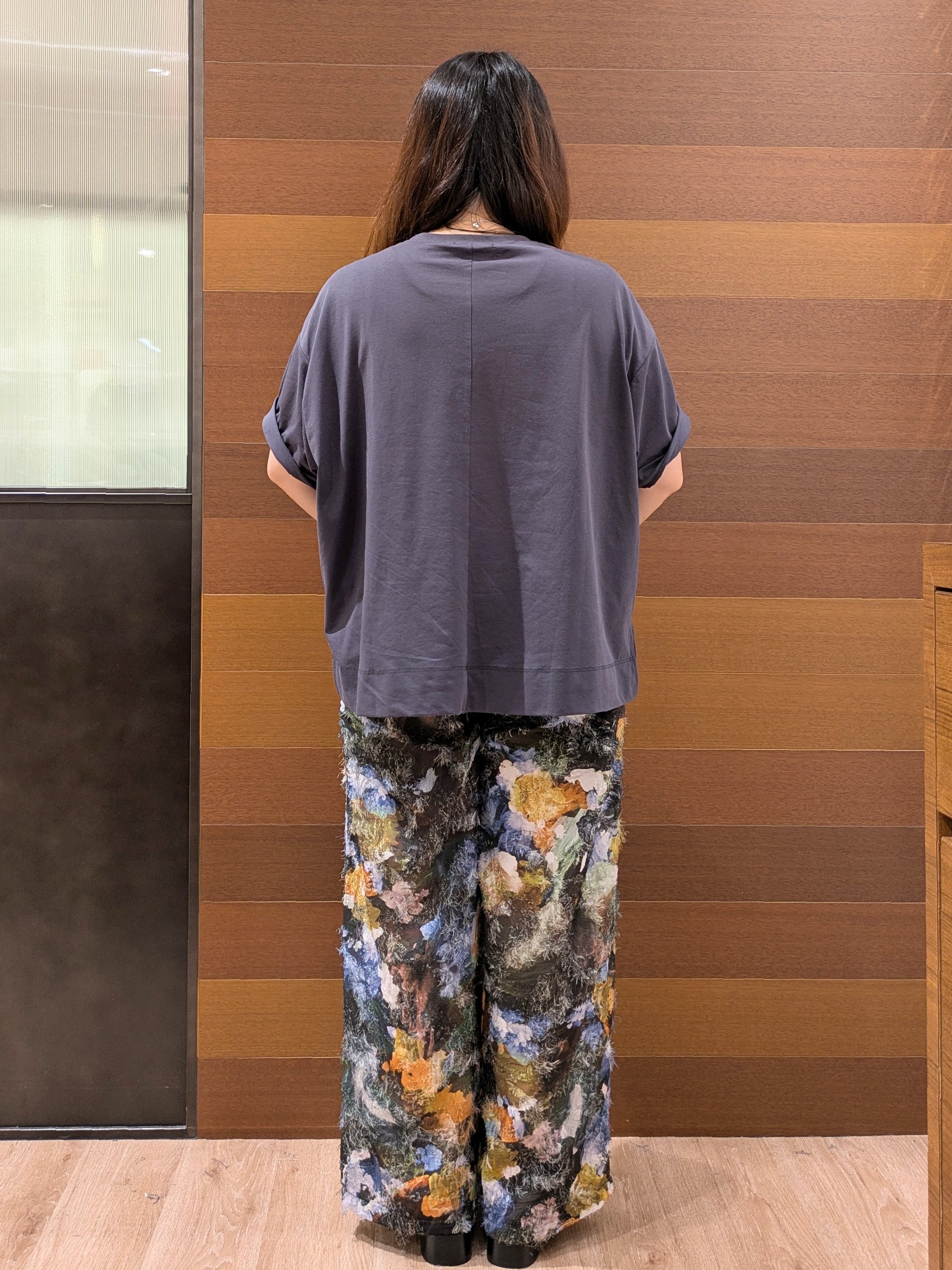 むっちゃんさんの「OPAQUE.CLIP｜【接触冷感】リラクシーカットソー《洗濯機OK》」を使ったコーディネート