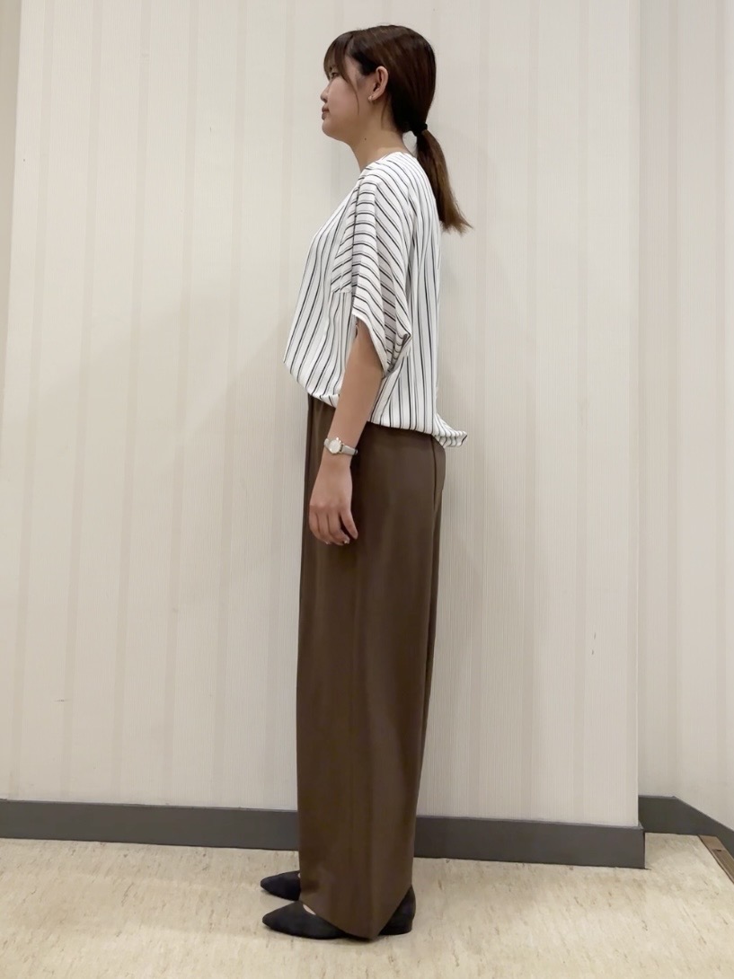ちひさんの「INDIVI｜【洗える／UVケア】ジョーゼットドルマンブラウス」を使ったコーディネート