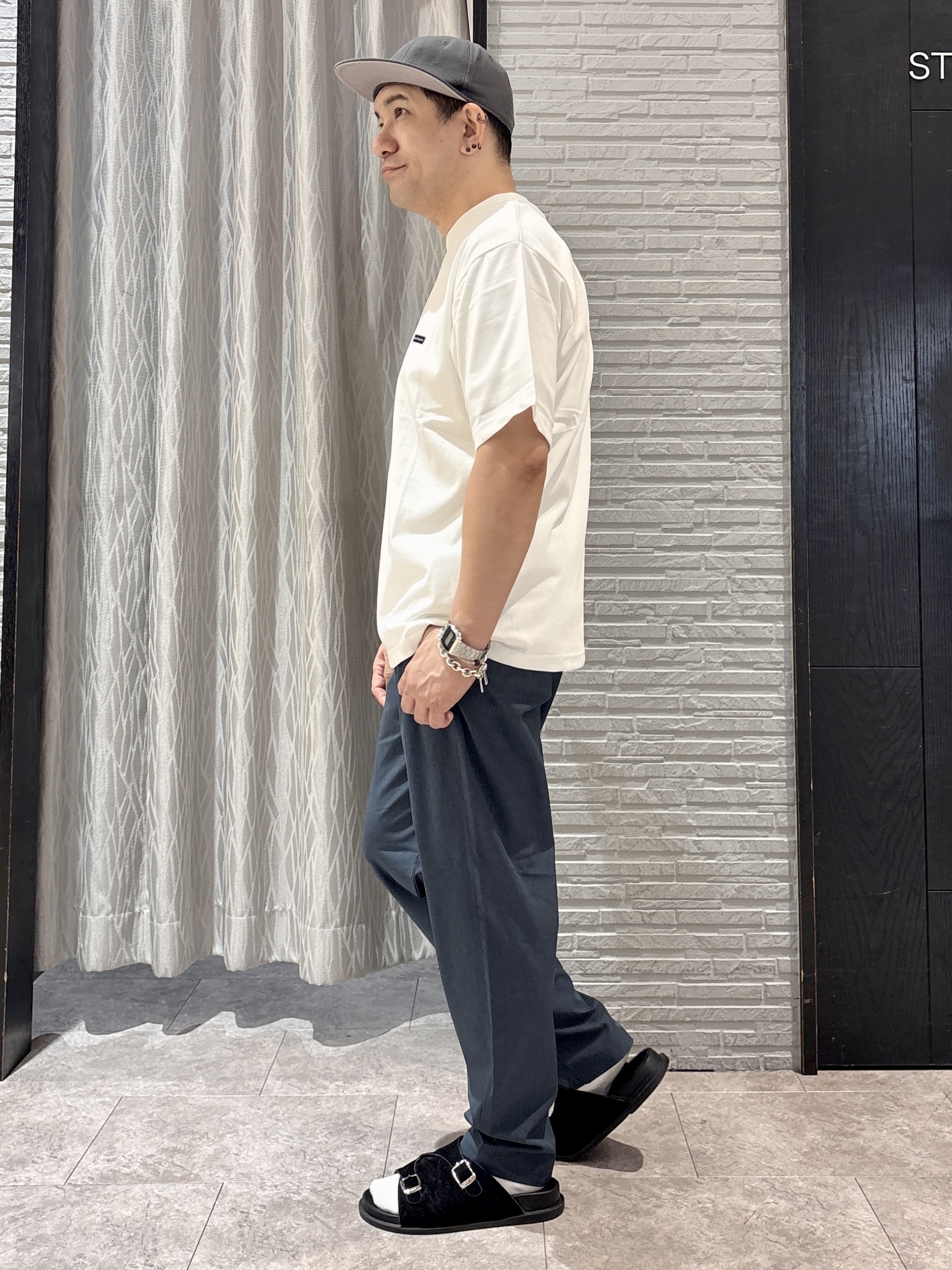 Pーyamaさんの「THE SHOP TK｜【吸水速乾／防シワ／マシンウォッシャブル】ハイドロクール 半袖シャツ」を使ったコーディネート