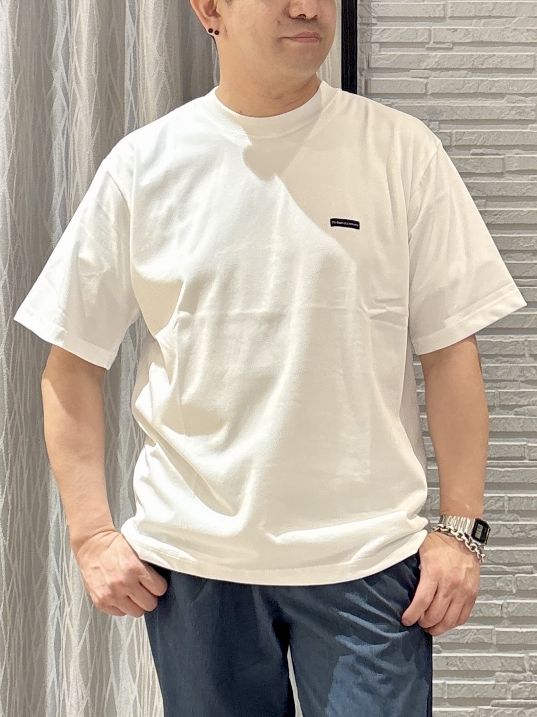 Pーyamaさんの「THE SHOP TK｜【吸水速乾／防シワ／マシンウォッシャブル】ハイドロクール 半袖シャツ」を使ったコーディネート