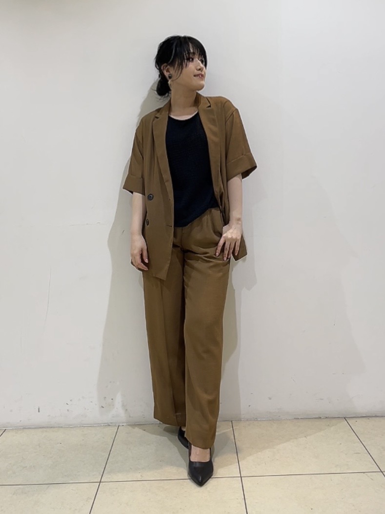 watanabeさんの「UNTITLED｜【洗える／メッシュ素材／SETUP可能】半袖シアージャケット」を使ったコーディネート