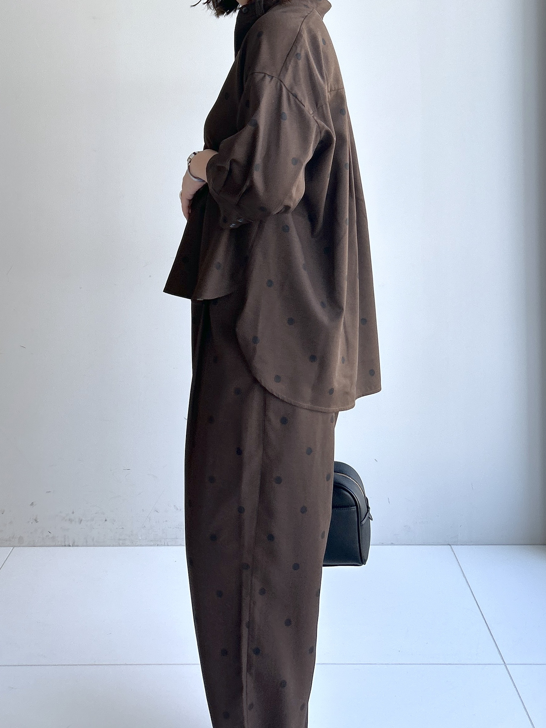 Hirokaさんの「Dessin｜【セットアップ可】ドットプリント ハーフスリーブシャツ」を使ったコーディネート