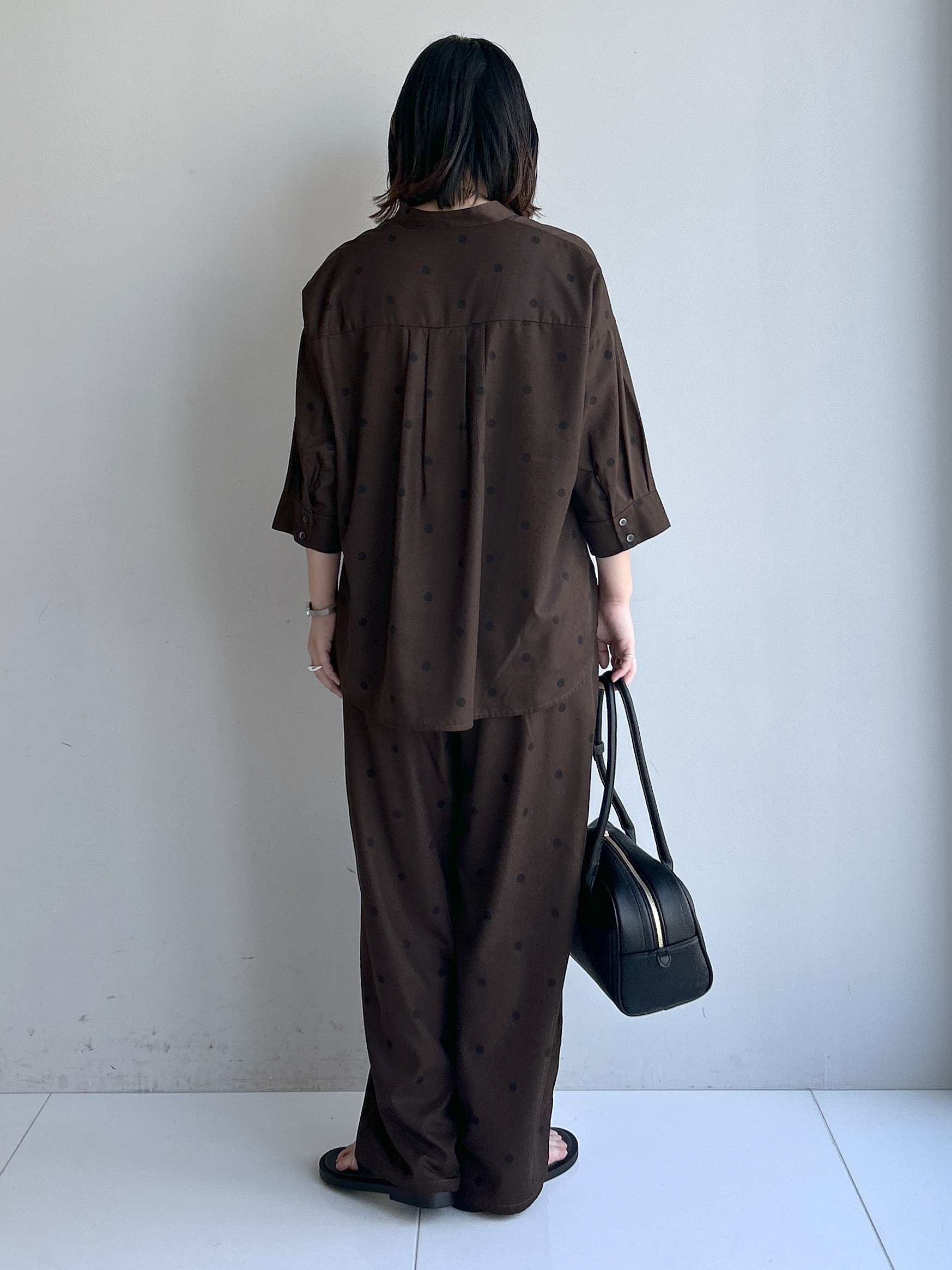 Hirokaさんの「Dessin｜【セットアップ可】ドットプリント ハーフスリーブシャツ」を使ったコーディネート