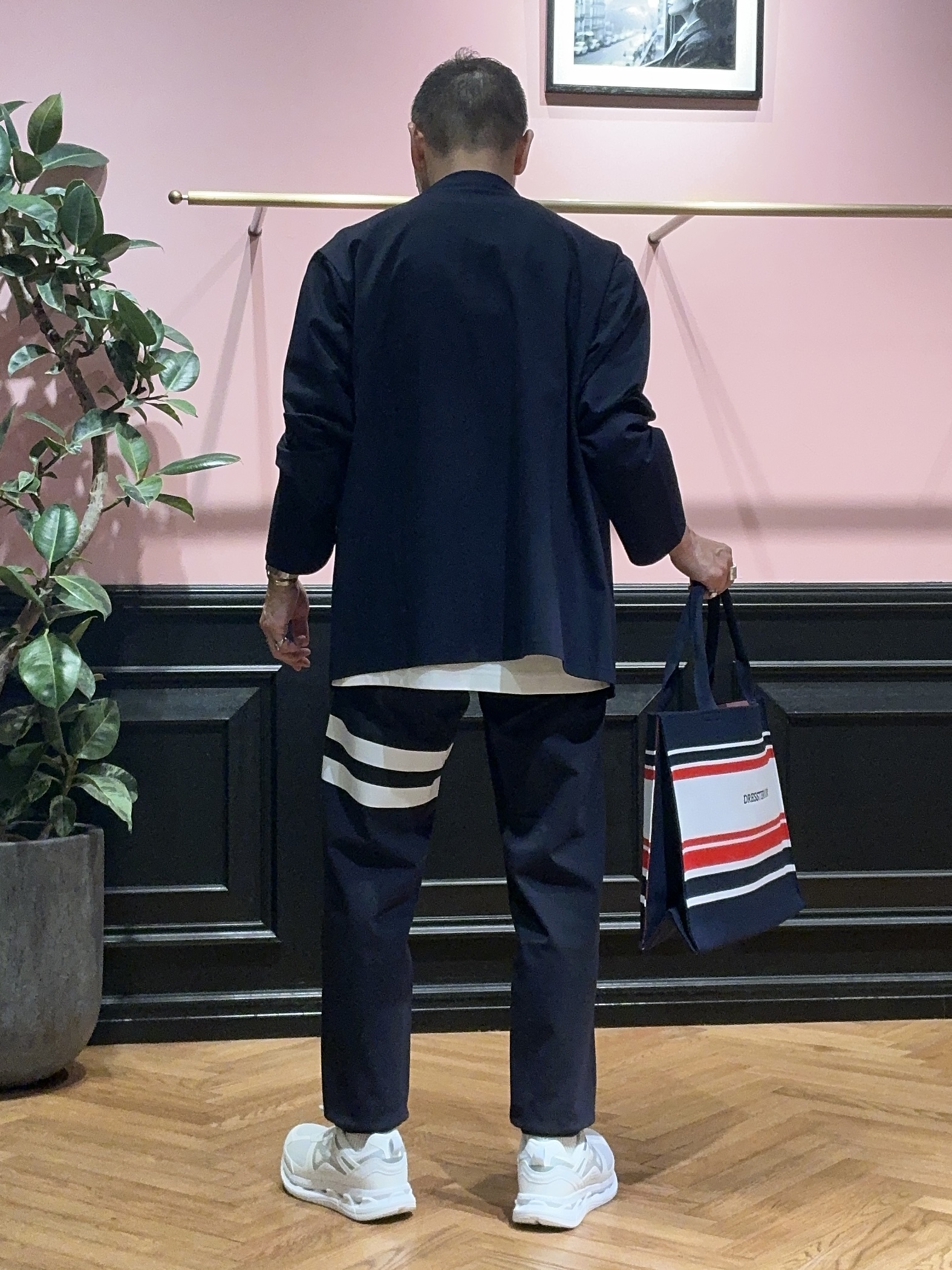 torigoeさんの「DRESSTERIOR｜◆【接触冷感/UVカット/抗菌防臭/しわ防止】クールデオドラント ジャージシャツ」を使ったコーディネート