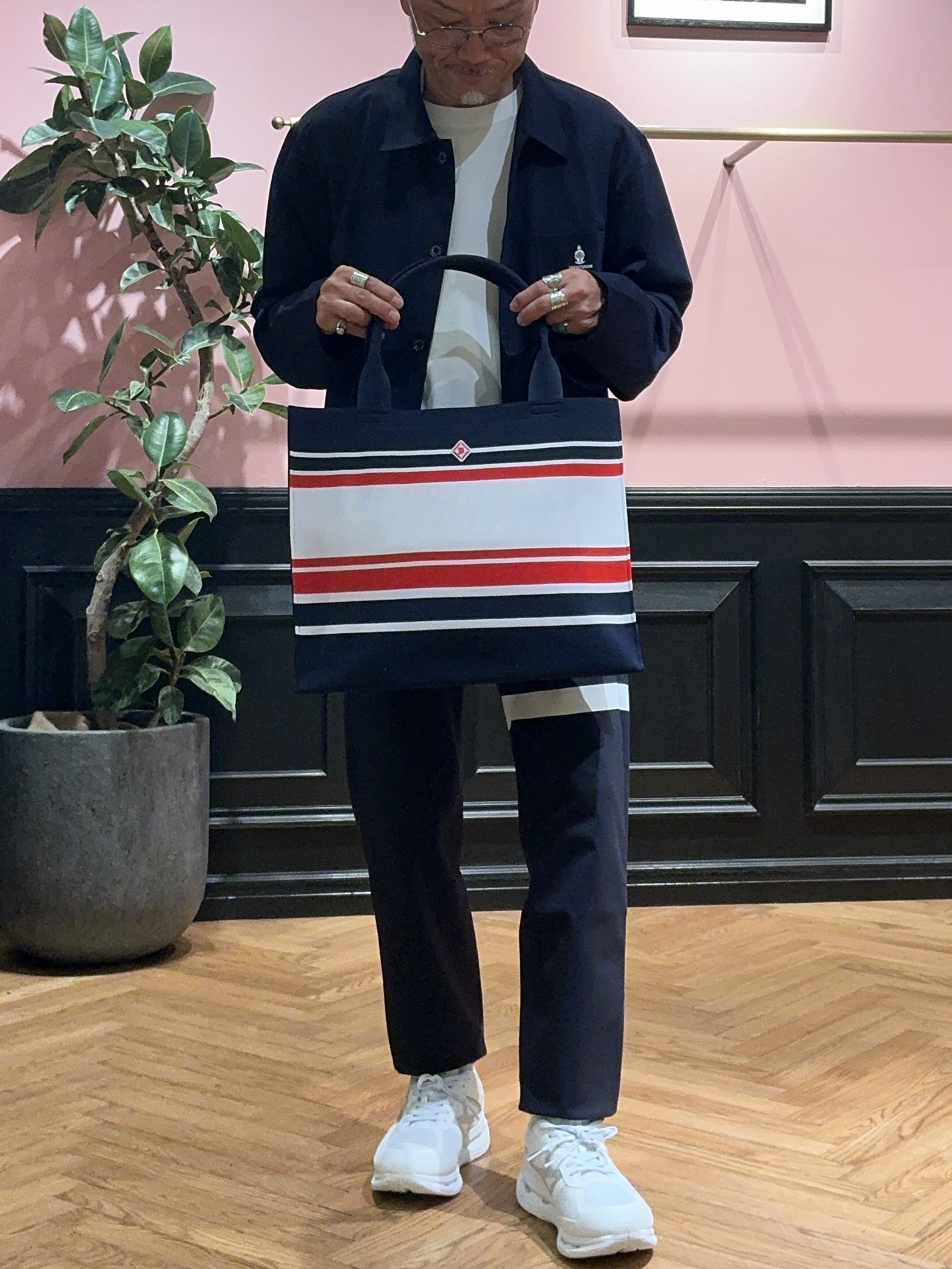 torigoeさんの「DRESSTERIOR｜◆【接触冷感/UVカット/抗菌防臭/しわ防止】クールデオドラント ジャージシャツ」を使ったコーディネート