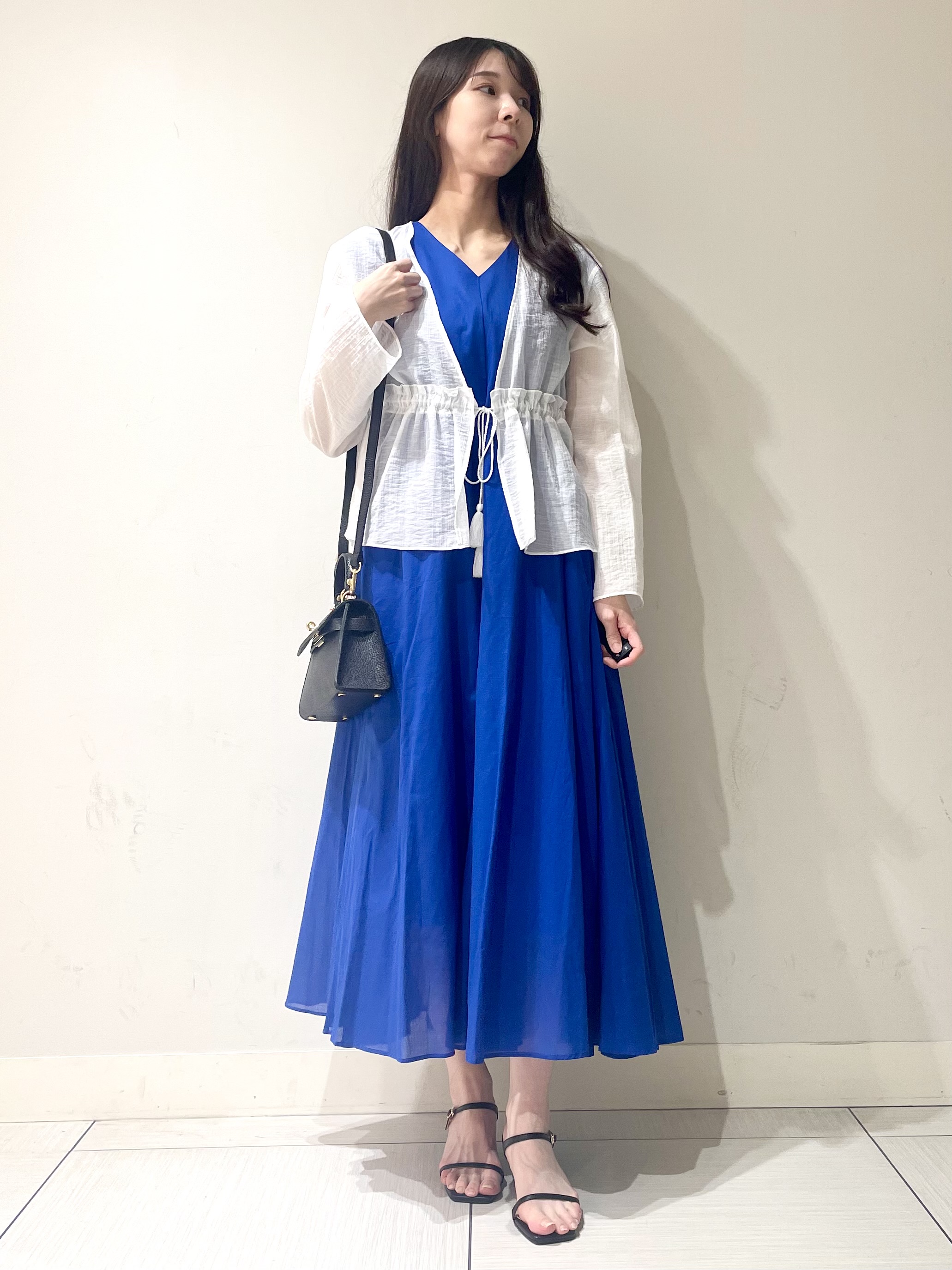 ことさんの「DRESSTERIOR｜【きれいめ/ウォッシャブル】コットンローンフレンチスリーブワンピ」を使ったコーディネート