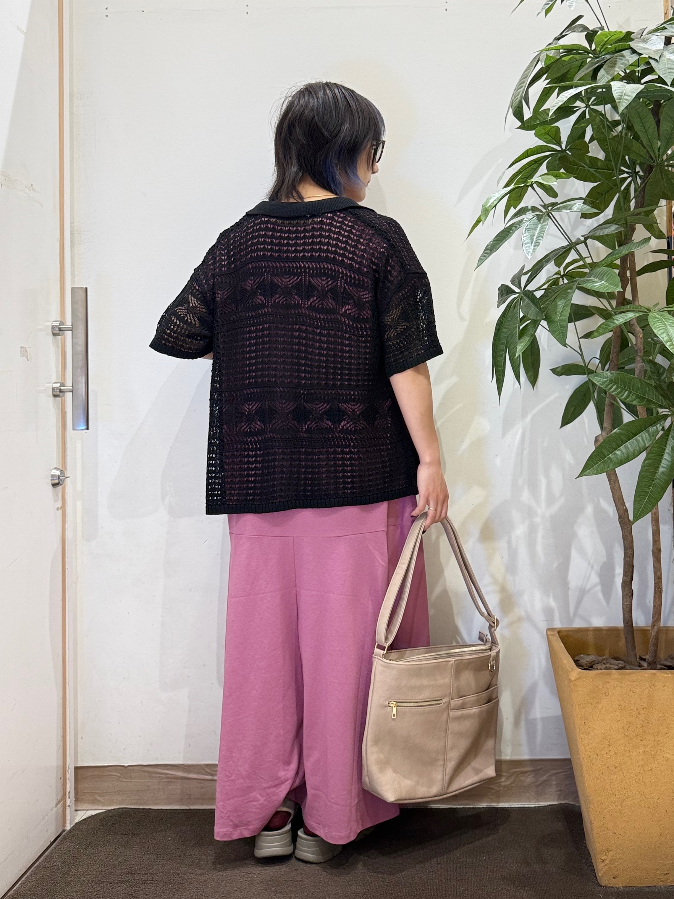 misakiさんの「SHOO･LA･RUE｜レースニットカーディガン」を使ったコーディネート