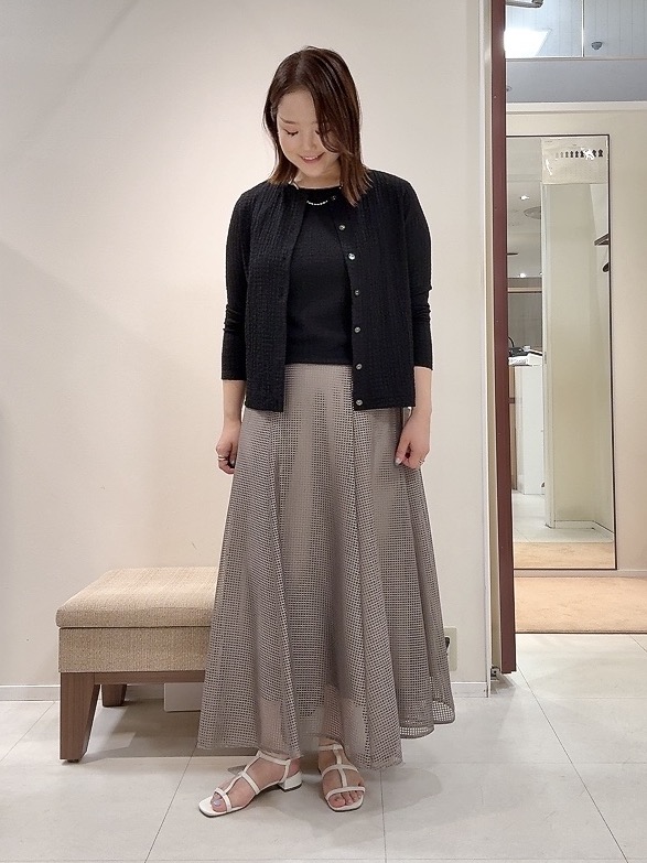 YUIさんの「UNTITLED｜◆【アンサンブル可】ポコポコカーディガン」を使ったコーディネート