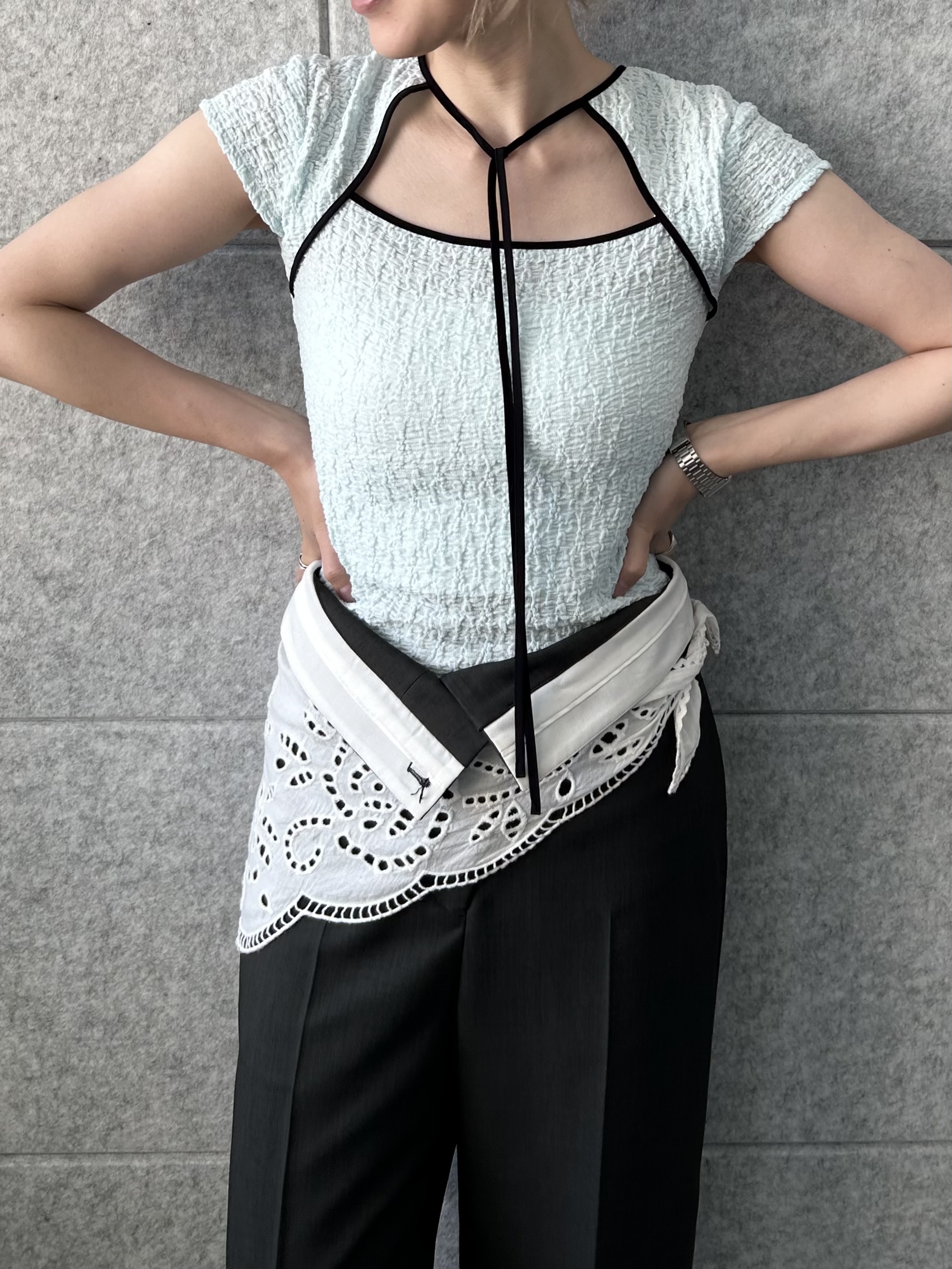 honoka Aさんの「CODE A｜femi cut pullover」を使ったコーディネート