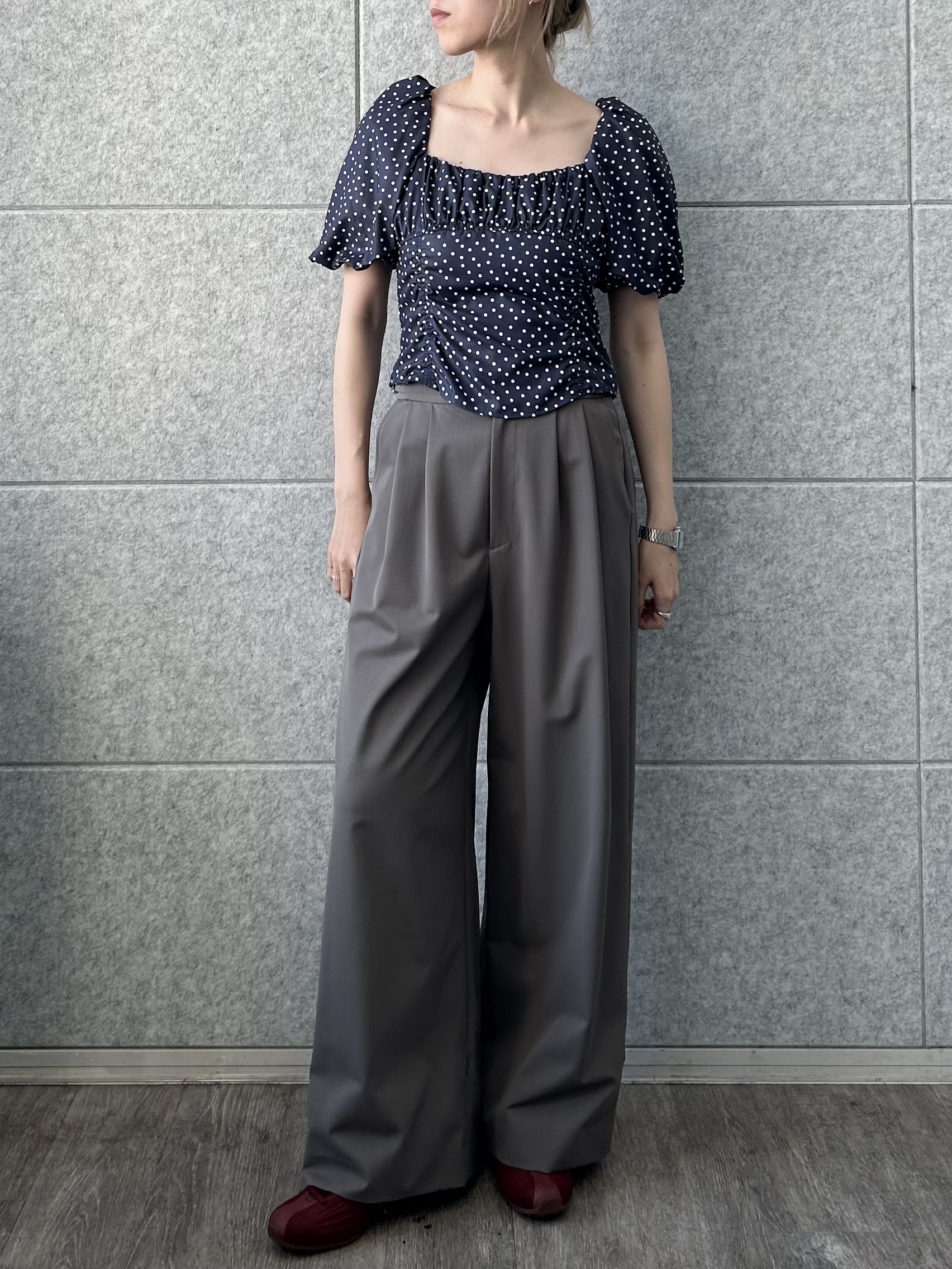 honoka Aさんの「CODE A｜polka dot blouse」を使ったコーディネート