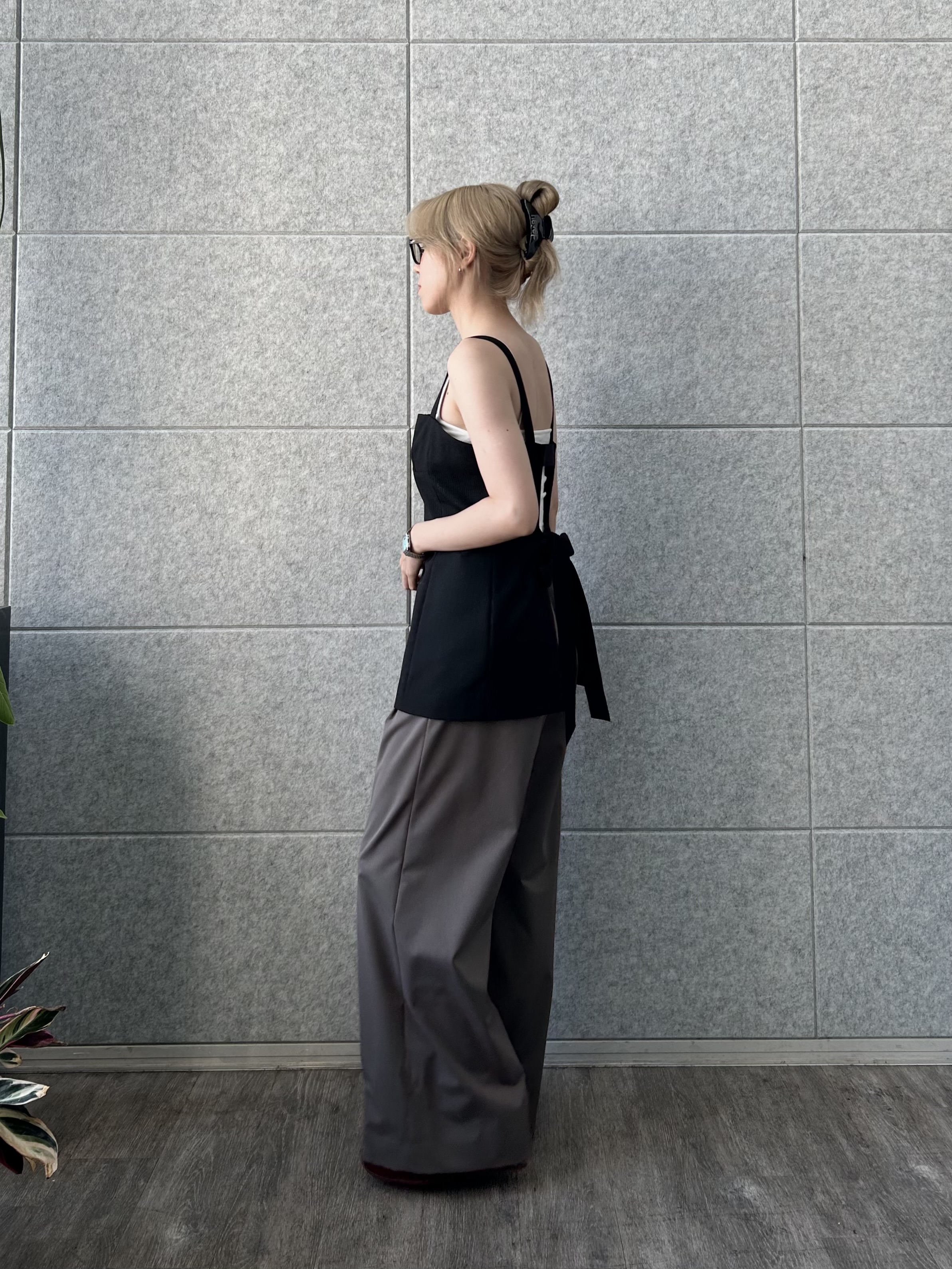 honoka Aさんの「CODE A｜corset stripe camisole」を使ったコーディネート