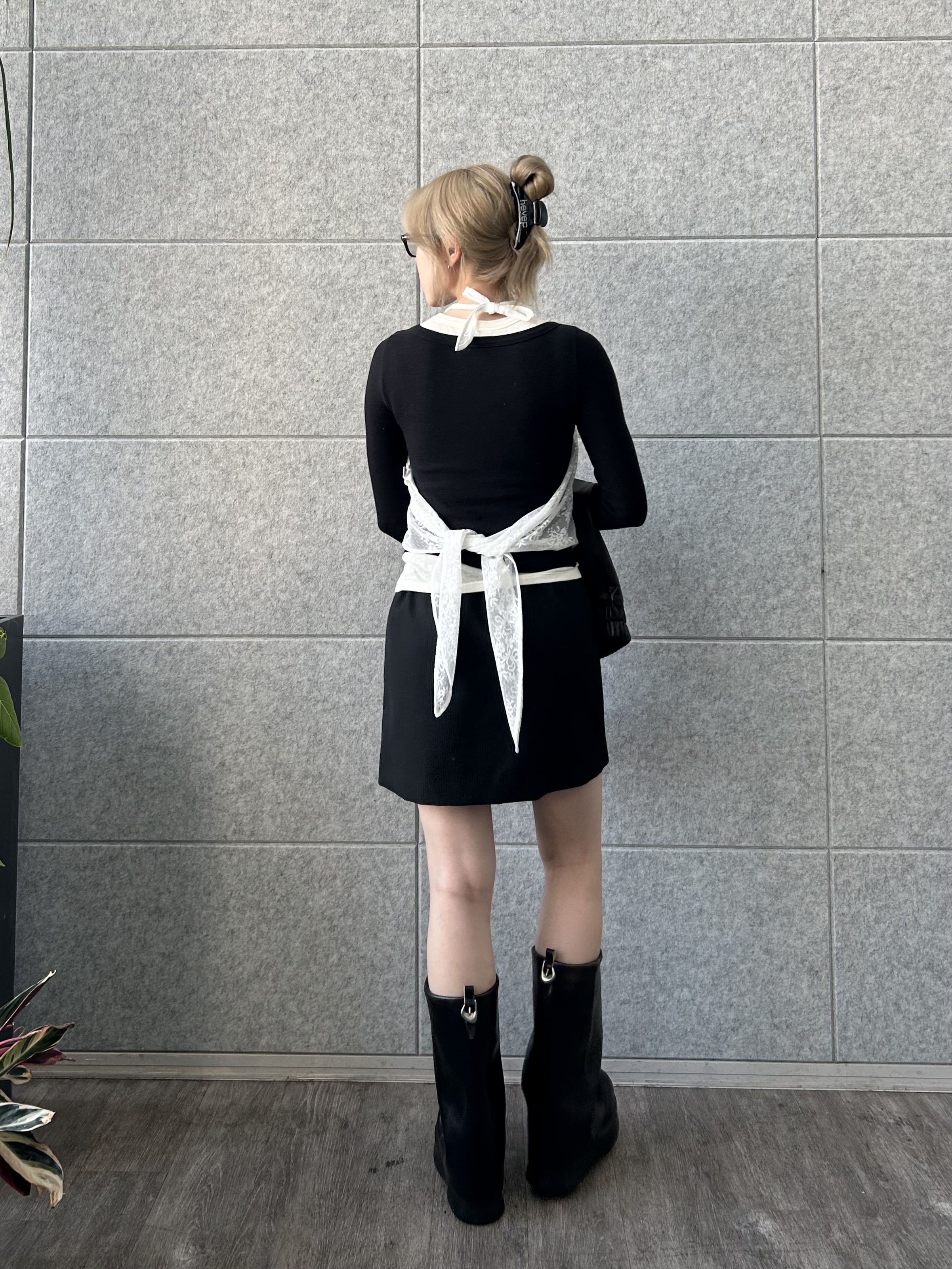 honoka Aさんの「CODE A｜stripe mini skirt」を使ったコーディネート