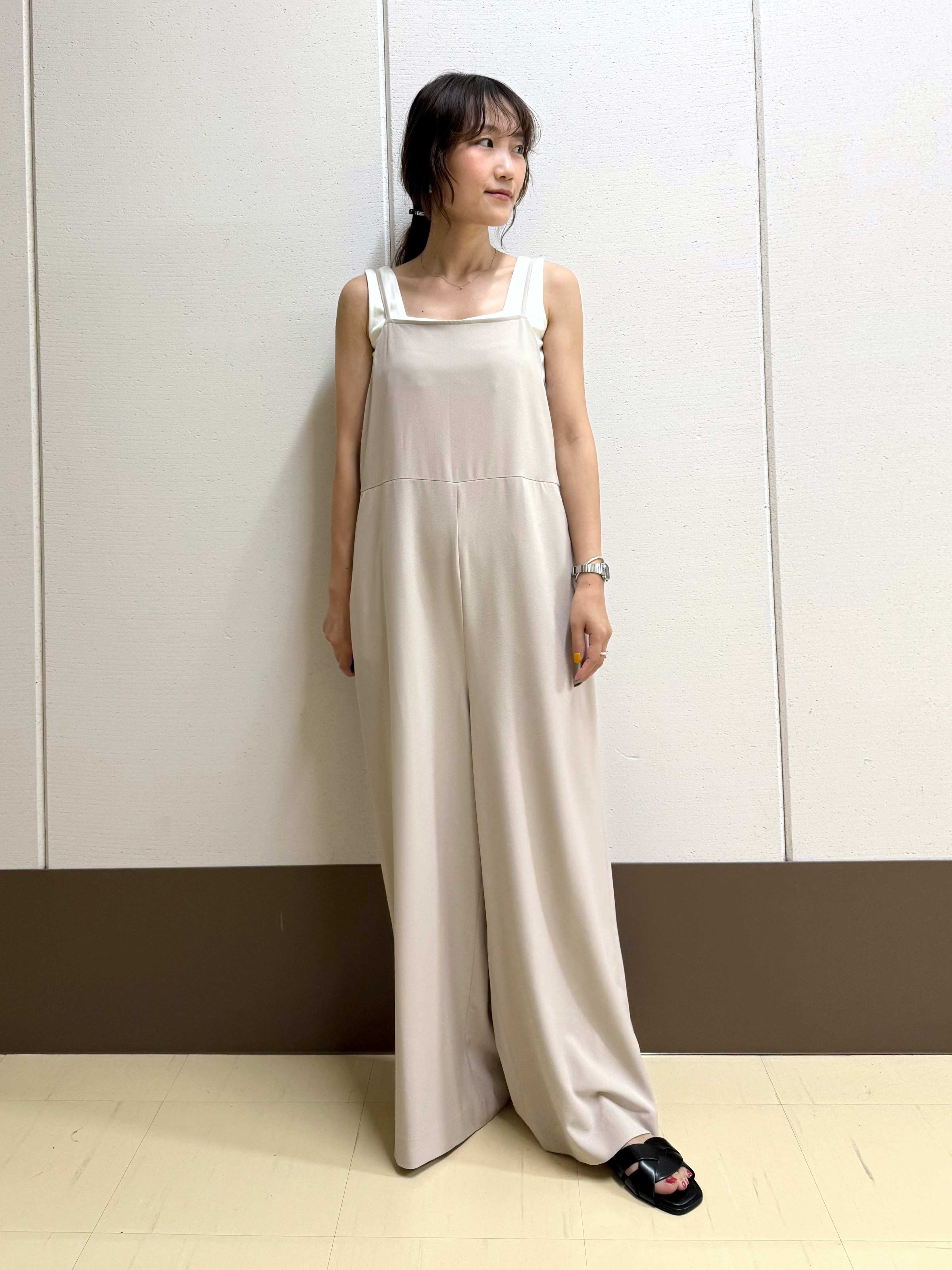 mamiさんの「INDIVI｜【日本製】ビスチェインナータンクトップ」を使ったコーディネート