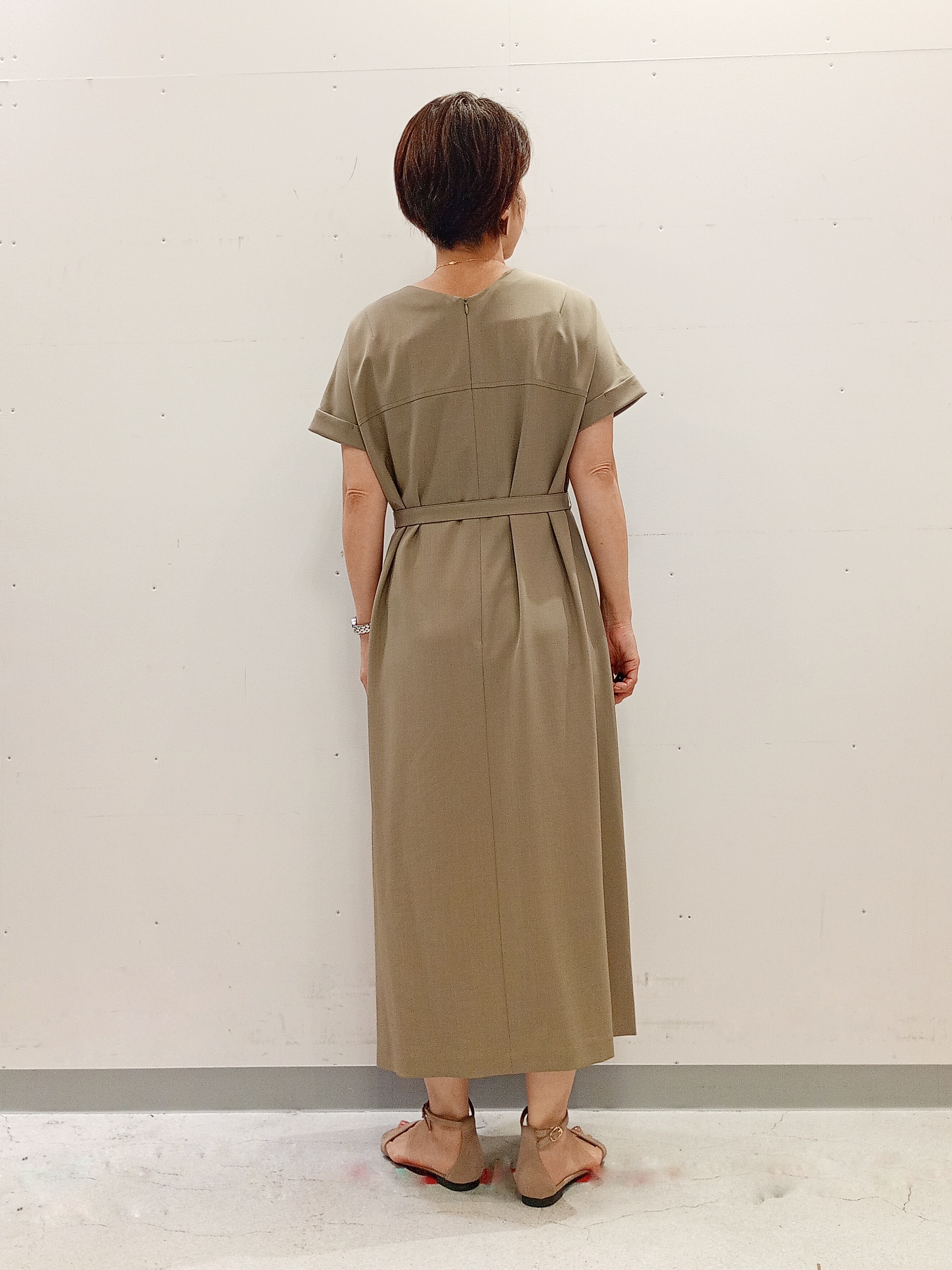 Kさんの「INDIVI｜【洗える／メッシュ素材／SETUP可能】半袖シアージャケット」を使ったコーディネート