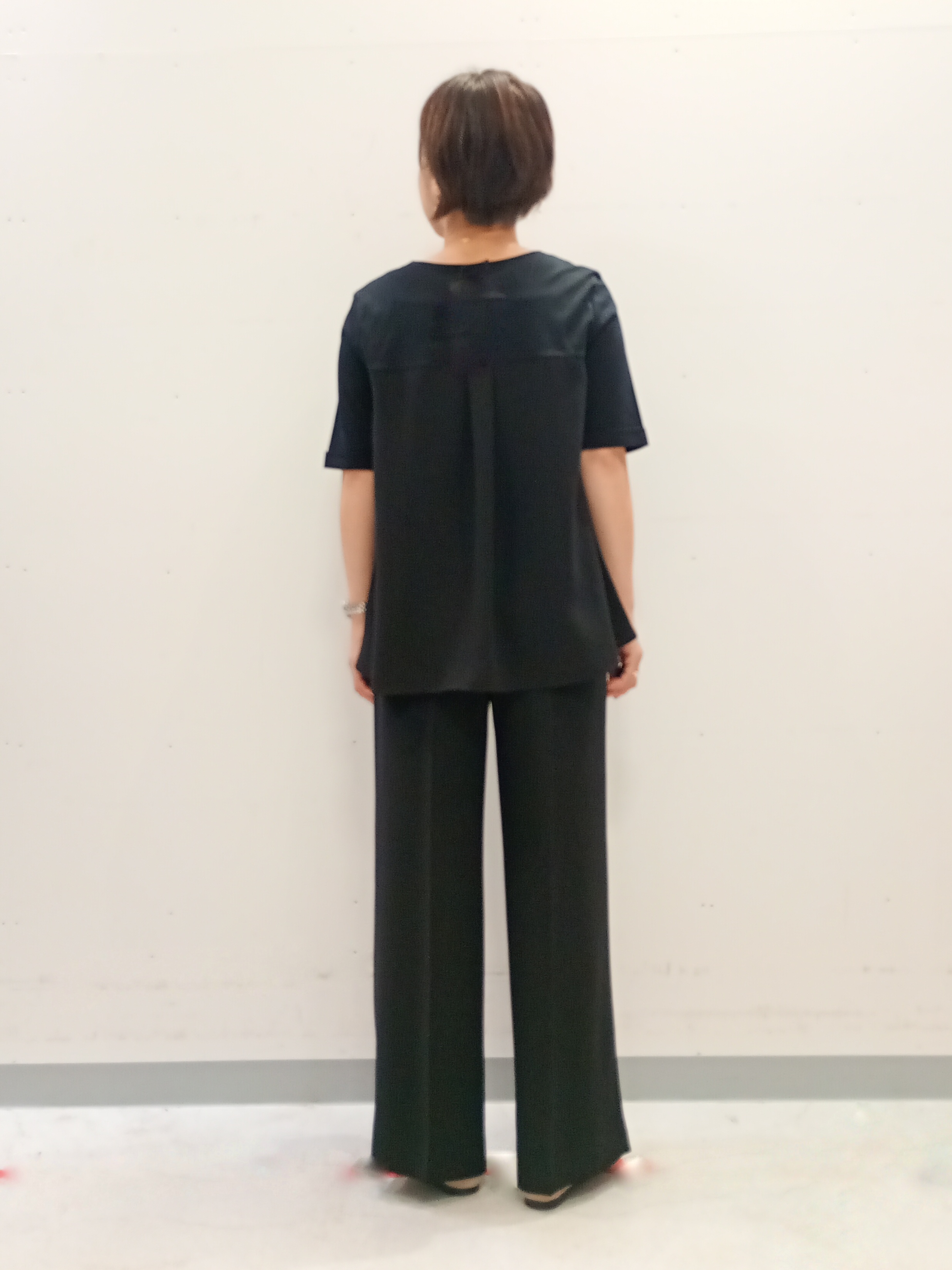 Kさんの「INDIVI｜【着る日傘／SETUP可能】ビスチェレイヤード風トップス」を使ったコーディネート