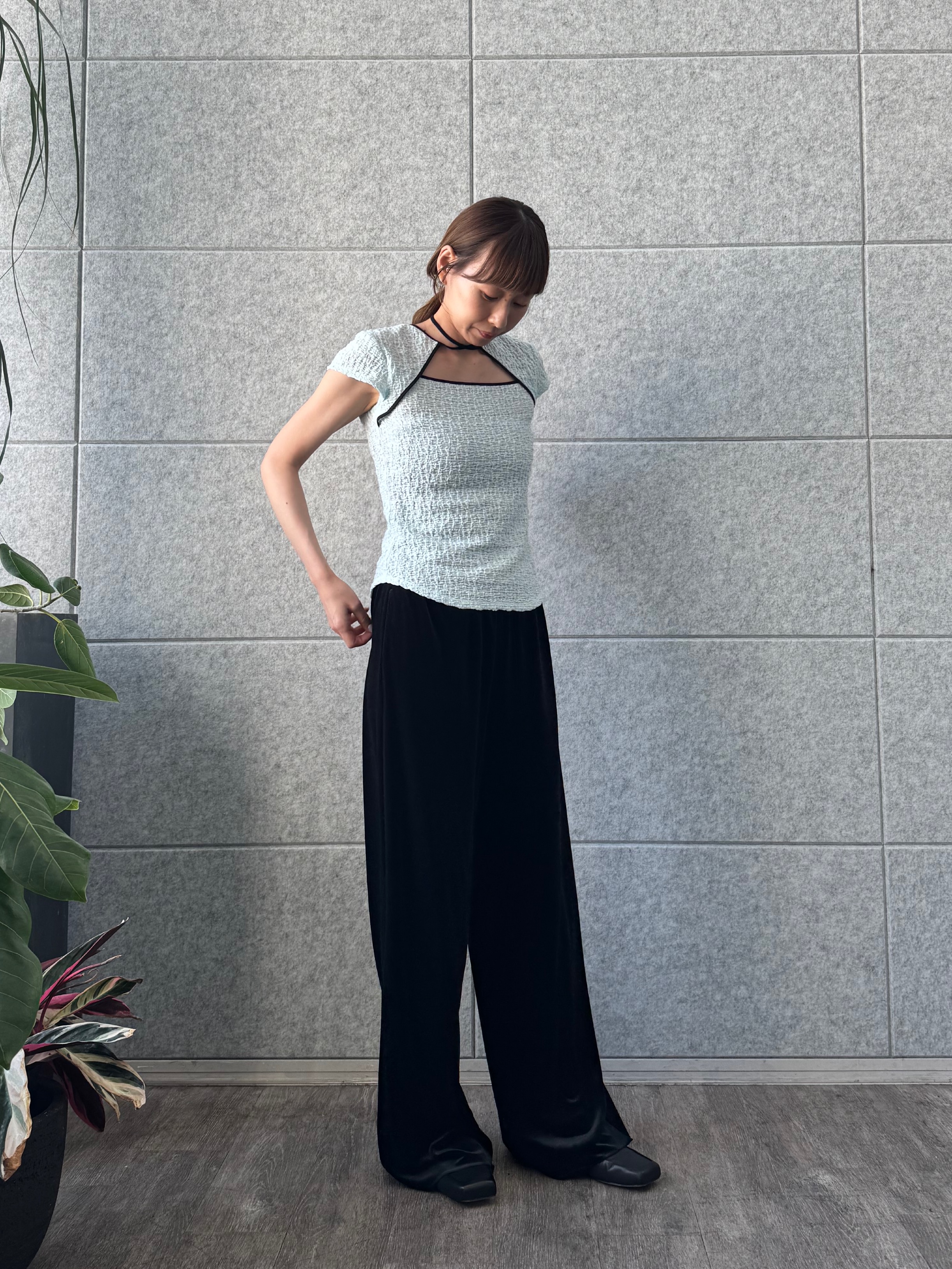designer yukaさんの「CODE A｜femi cut pullover」を使ったコーディネート