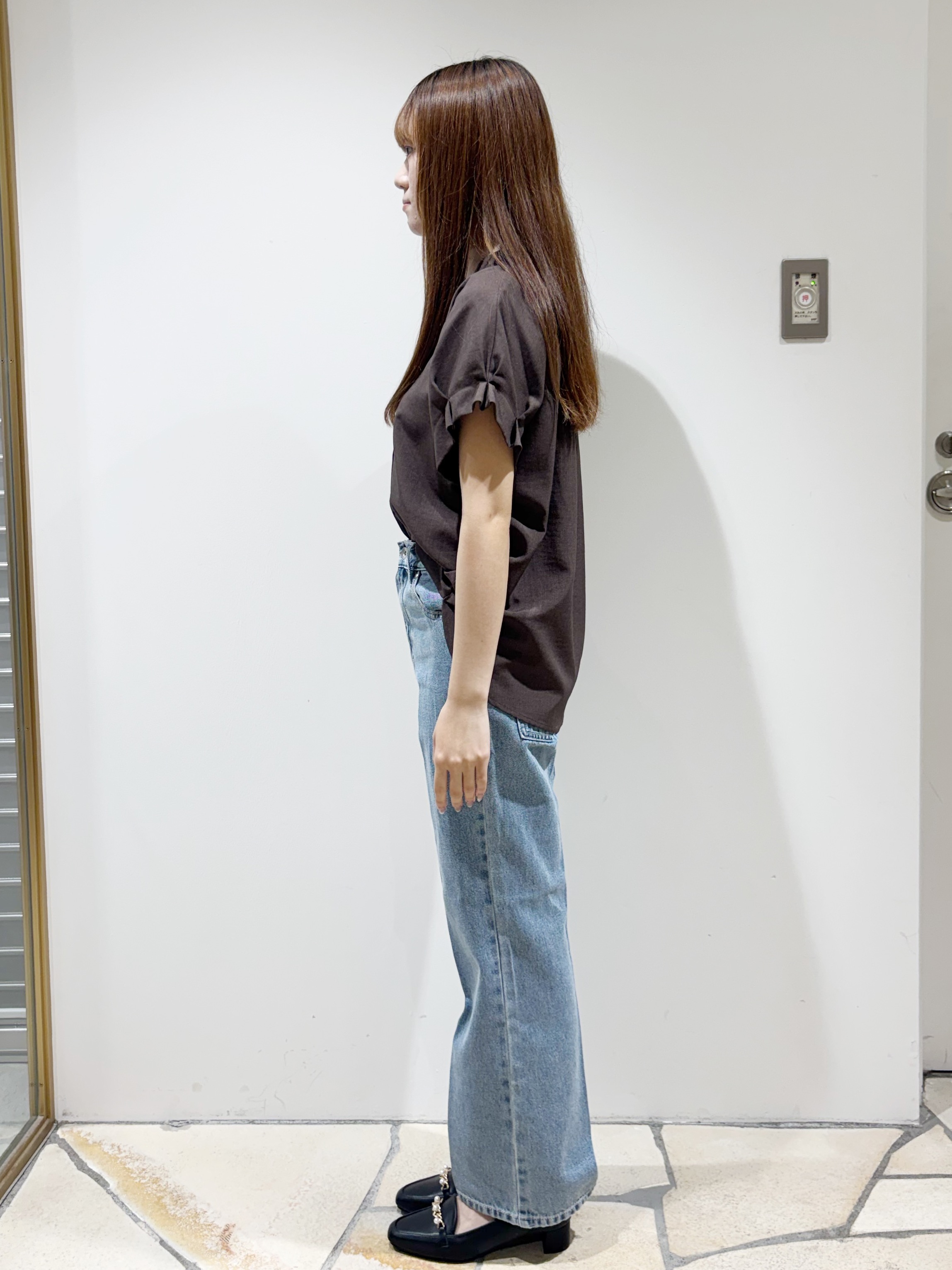 みあたんさんの「index｜【接触冷感／吸水速乾】タックスキッパーブラウス《防シワ／イージーアイロン／洗濯機OK／9col》」を使ったコーディネート