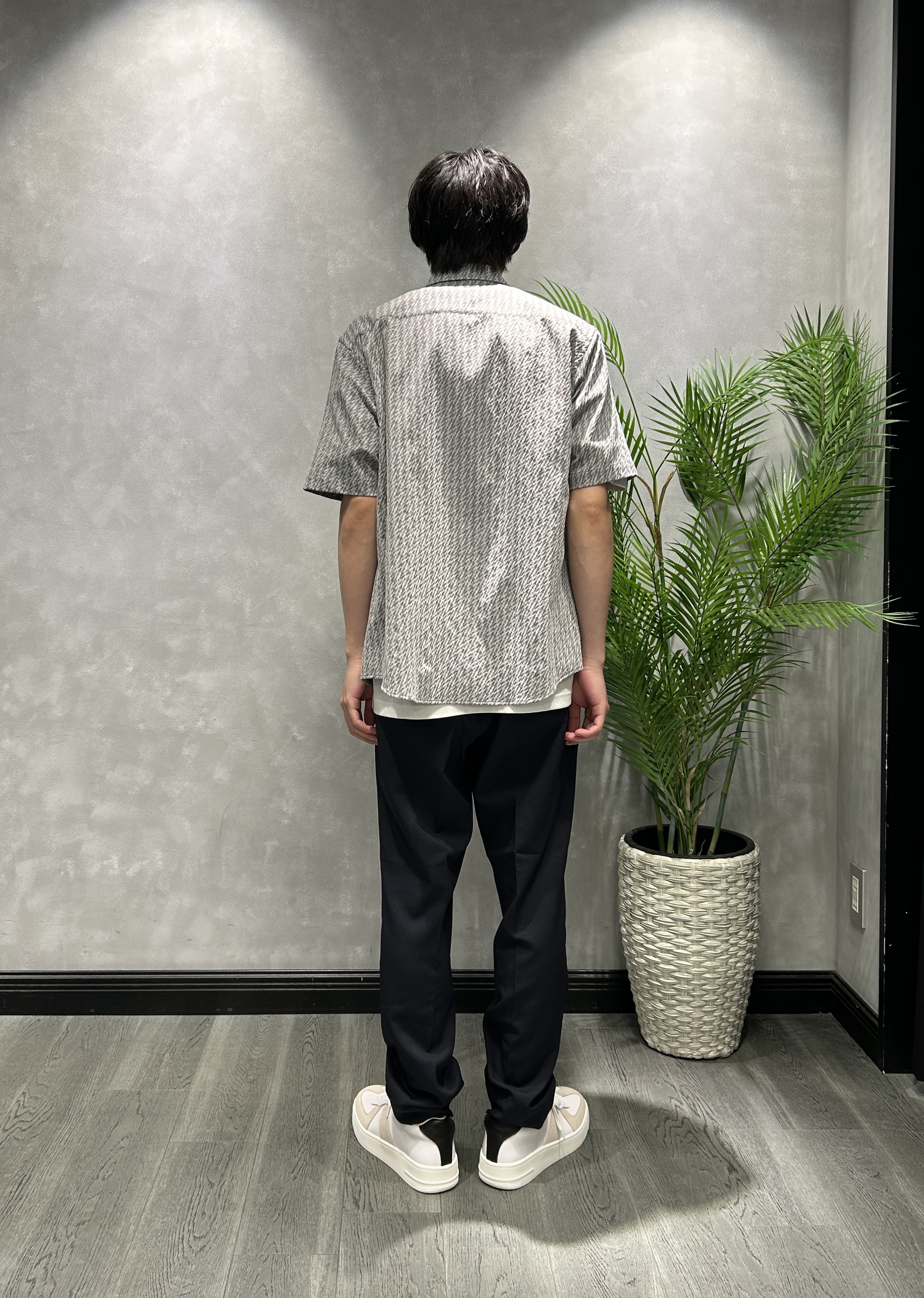 ruiさんの「TAKEO KIKUCHI｜播州織り 千鳥 半袖シャツ」を使ったコーディネート