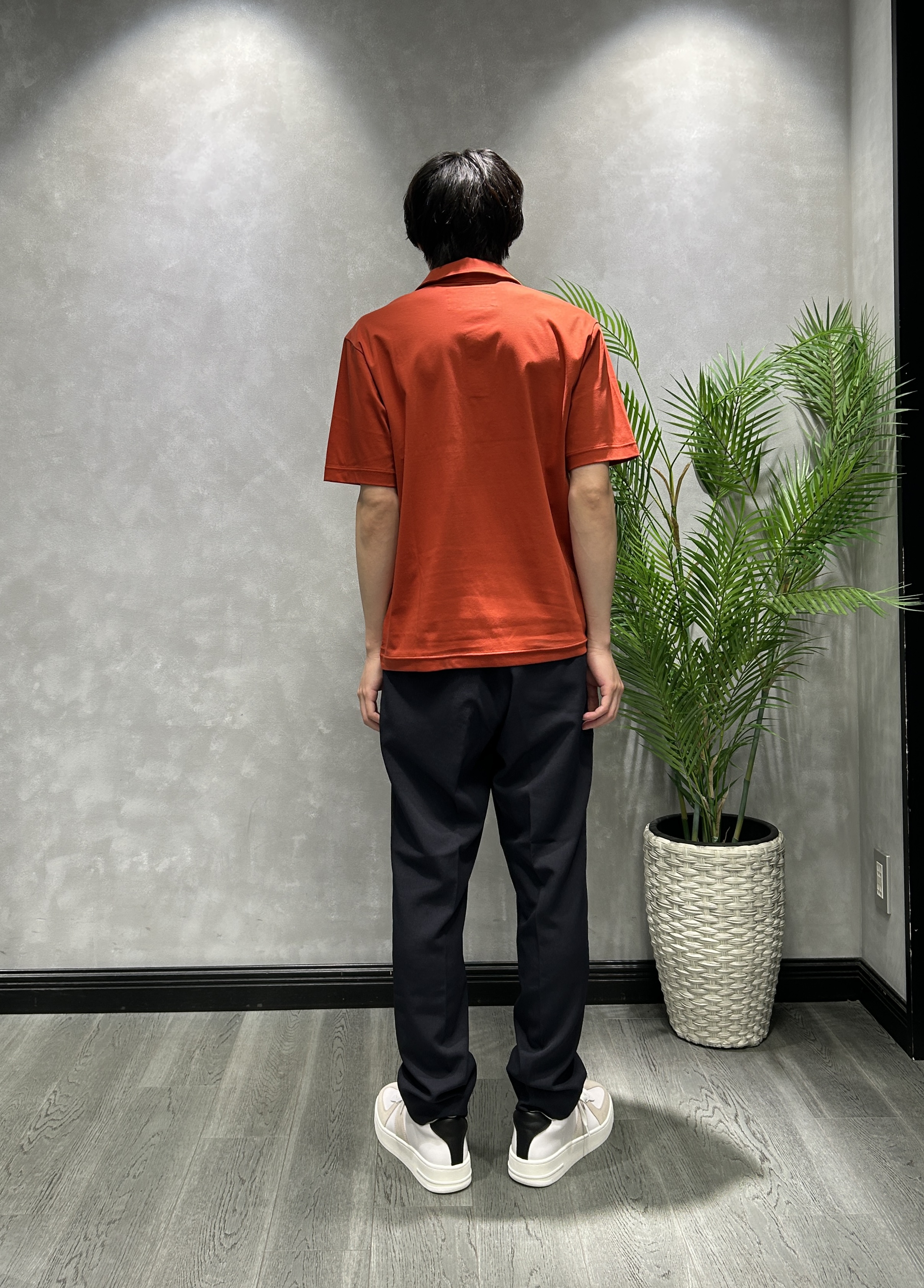 ruiさんの「TAKEO KIKUCHI｜【接触冷感】アイスクリアコットン ワンポイント ポロシャツ」を使ったコーディネート